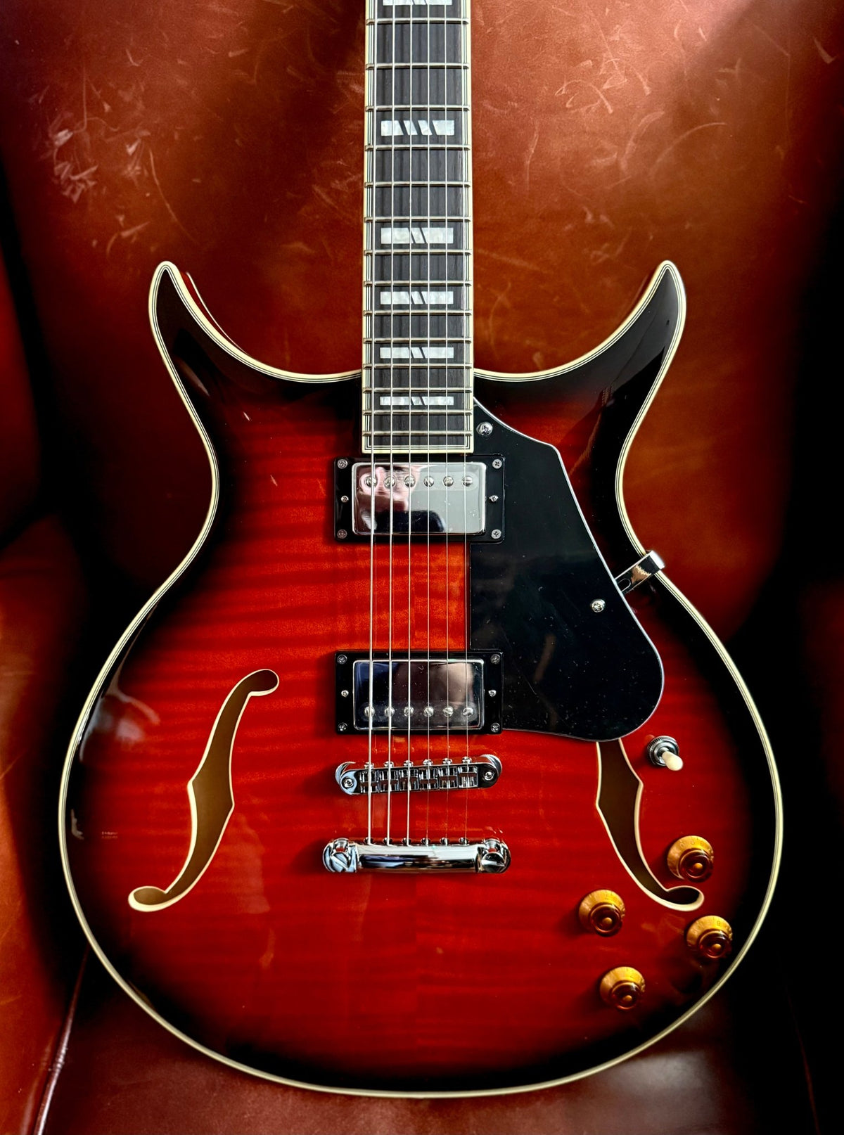 Washburn Wing Series Hawk SH35 Semi Hollow Electric Guitar Inc £225 Custom Pro Setup & Support Package - Richards Guitars Of Stratford Upon Avon
