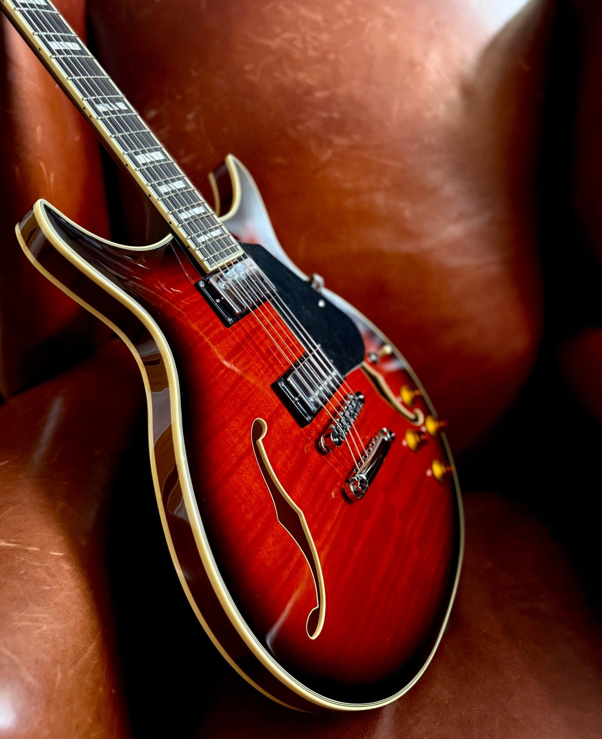 Washburn Wing Series Hawk SH35 Semi Hollow Electric Guitar Inc £225 Custom Pro Setup & Support Package - Richards Guitars Of Stratford Upon Avon