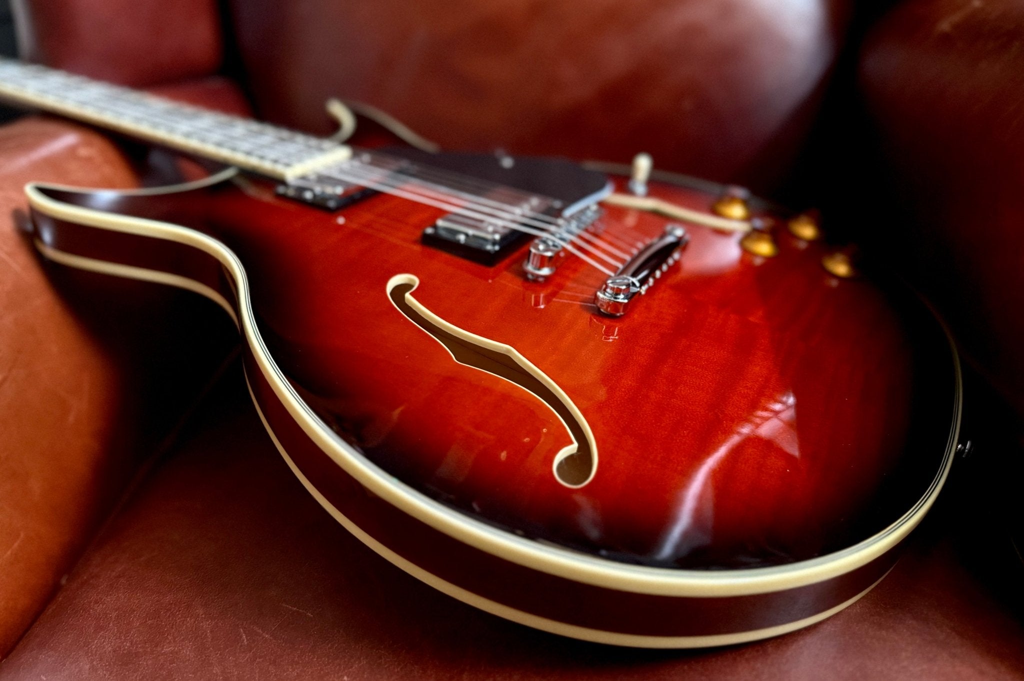 Washburn Wing Series Hawk SH35 Semi Hollow Electric Guitar Inc £225 Custom Pro Setup & Support Package - Richards Guitars Of Stratford Upon Avon