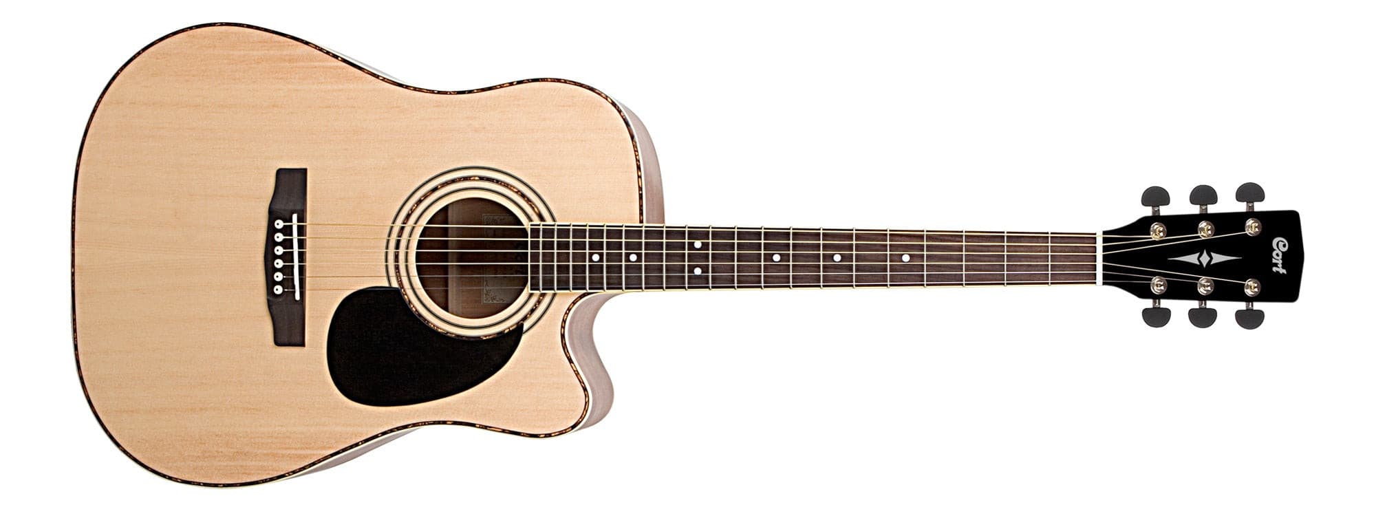 Cort AD880 CE Natural Satin, Electro Acoustic Guitar for sale at Richards Guitars.