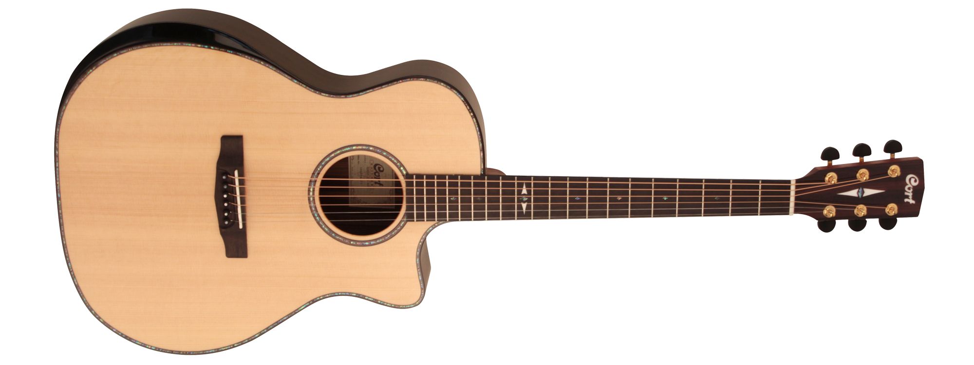 Cort GA PF Bevel Natural, Electro Acoustic Guitar for sale at Richards Guitars.