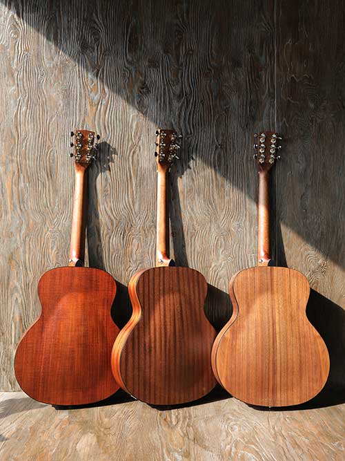 Cort Little CJ Blackwood w/Bag Open Pore Lightburst Travel / Mini Guitar-Richards Guitars Of Stratford Upon Avon