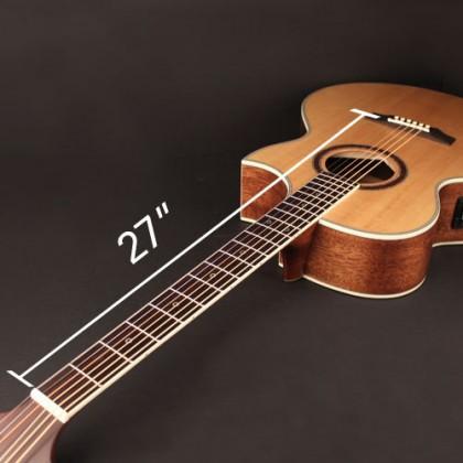 Cort NDX Baritone Natural Satin, Electro Acoustic Guitar for sale at Richards Guitars.