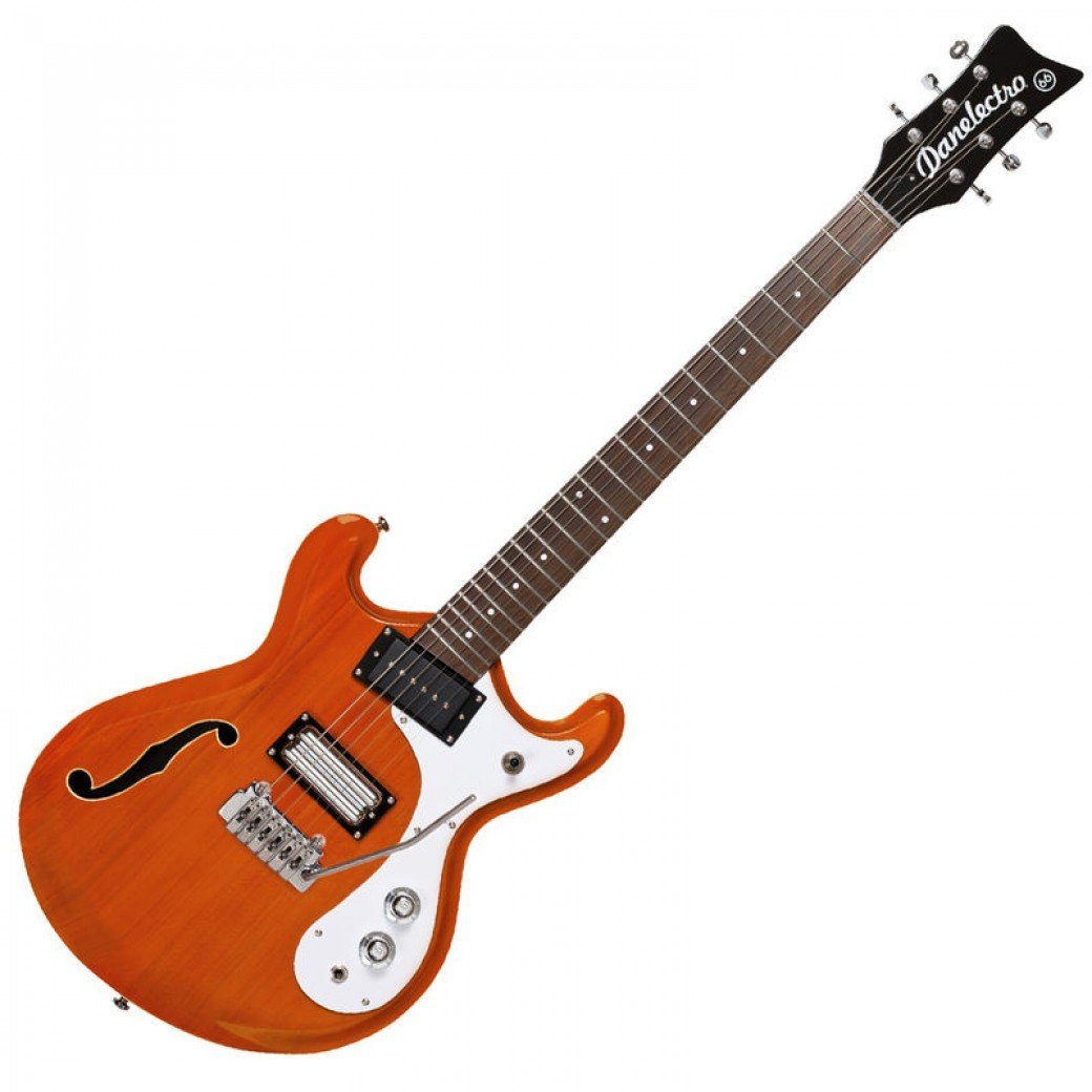 Danelectro '66T Guitar with Vibrato ~ Trans Orange, Electric Guitar for sale at Richards Guitars.