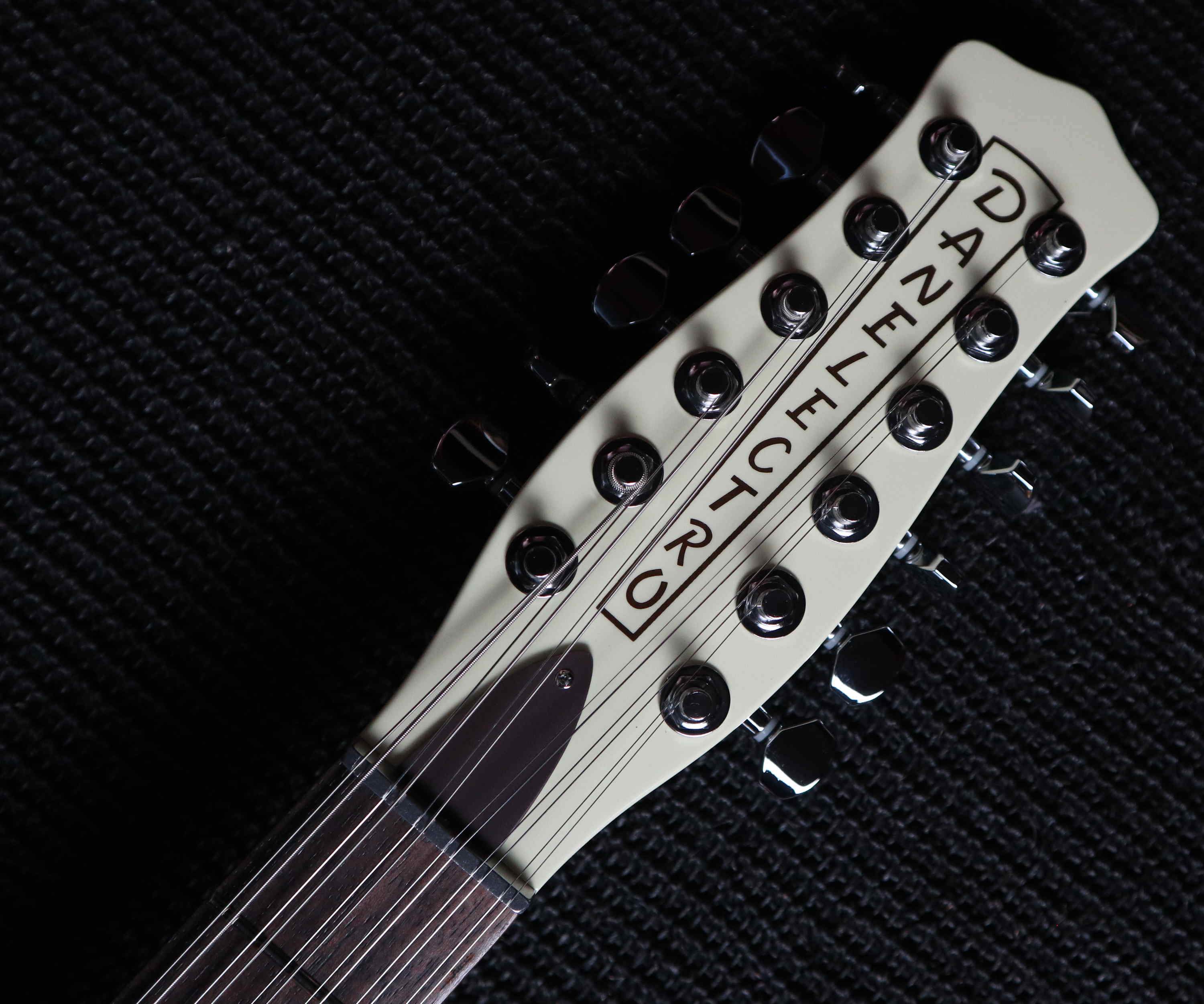 Danelectro Vintage 12 Sting Guitar ~ Vintage White, Electric Guitar for sale at Richards Guitars.