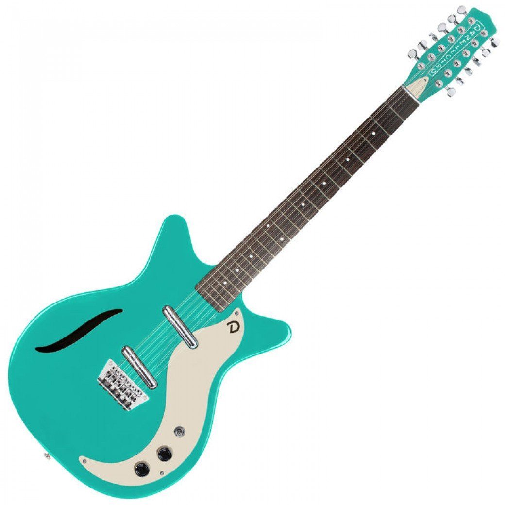 Danelectro Vintage 12 String Guitar ~ Dark Aqua, Electric Guitar for sale at Richards Guitars.