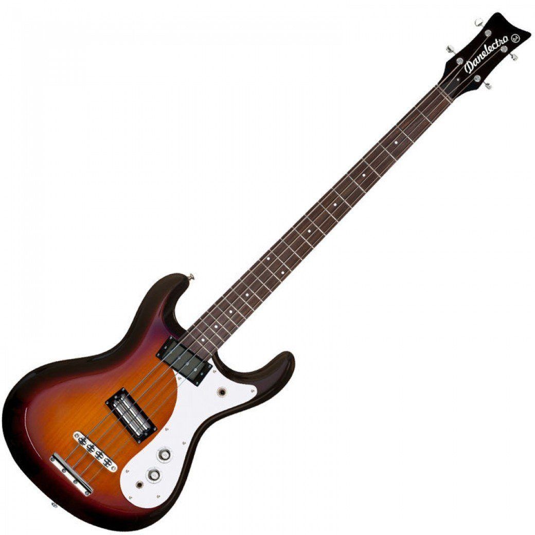 Danelectro Vintage '64 Bass ~ 3 Tone Sunburst, Electric Guitar for sale at Richards Guitars.