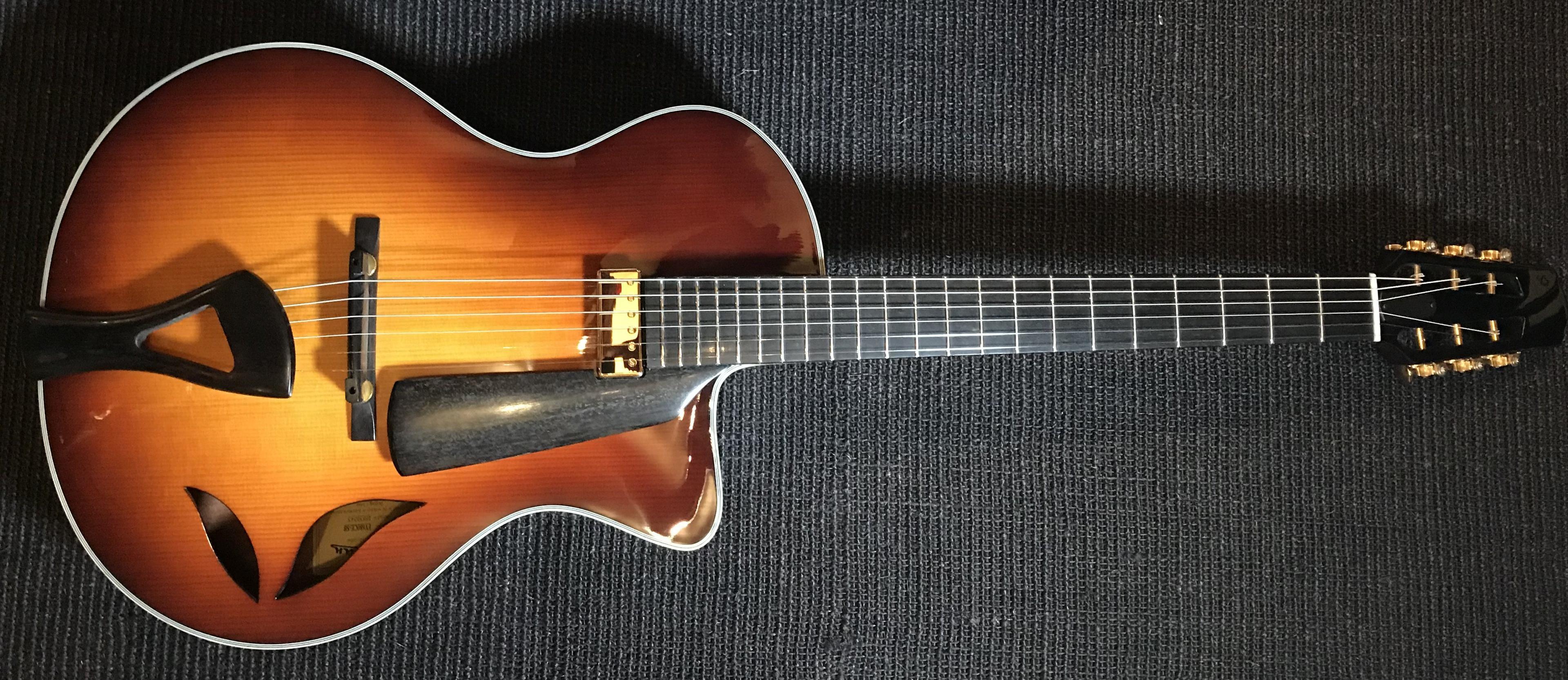 Eastman FV680CE-SB FRANK VIGNOLA MODEL, Electric Guitar for sale at Richards Guitars.