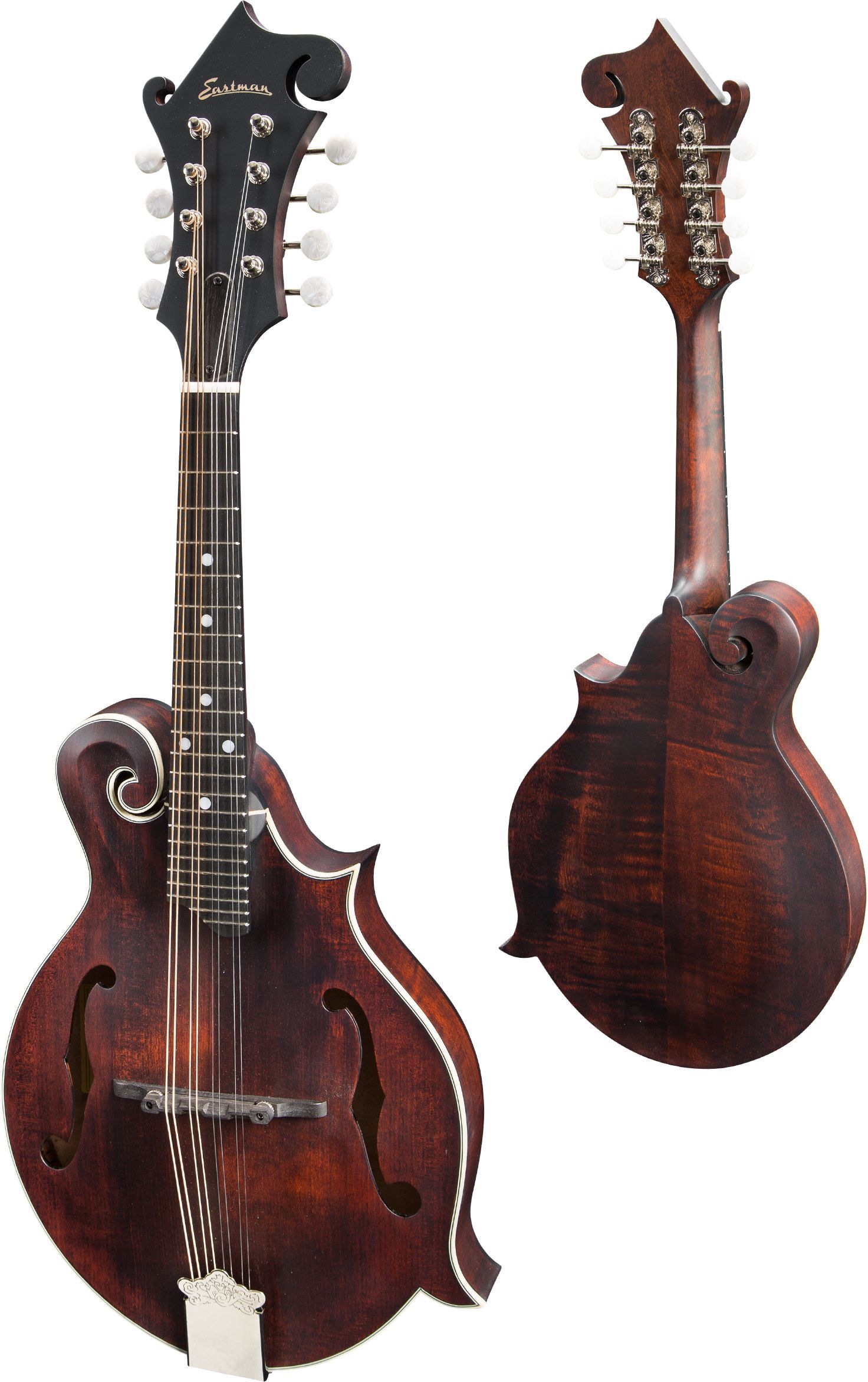 Eastman MD315 F-style Mandolin (F-holes, Solid Spruce top, Solid Maple back and sides, w/Gigbag), Mandolin for sale at Richards Guitars.