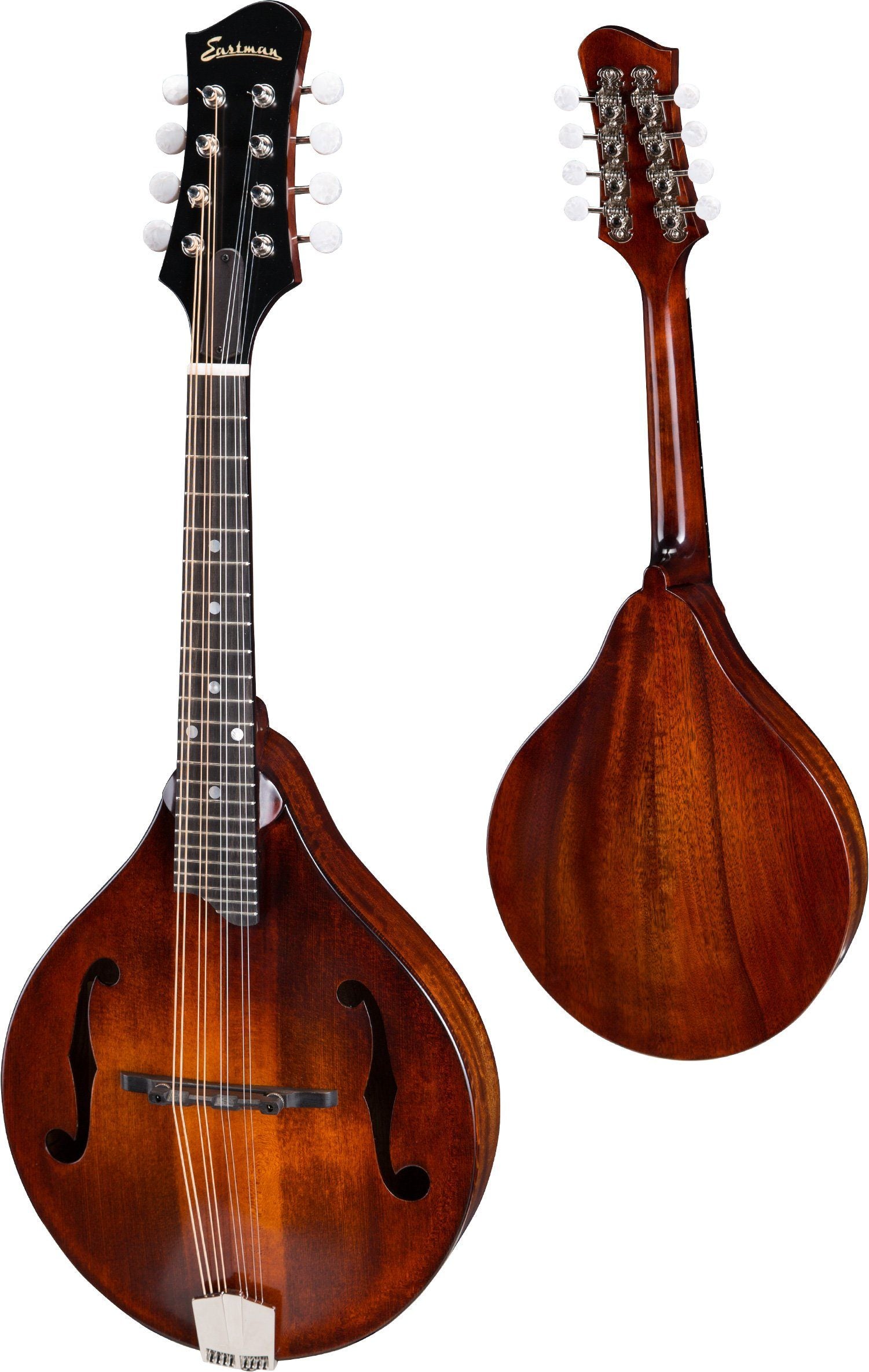 Eastman MD505CC Contour Comfort Mandolin (Classic Vintage Nitro finish,other specs same as MD505, w/Case), Mandolin for sale at Richards Guitars.