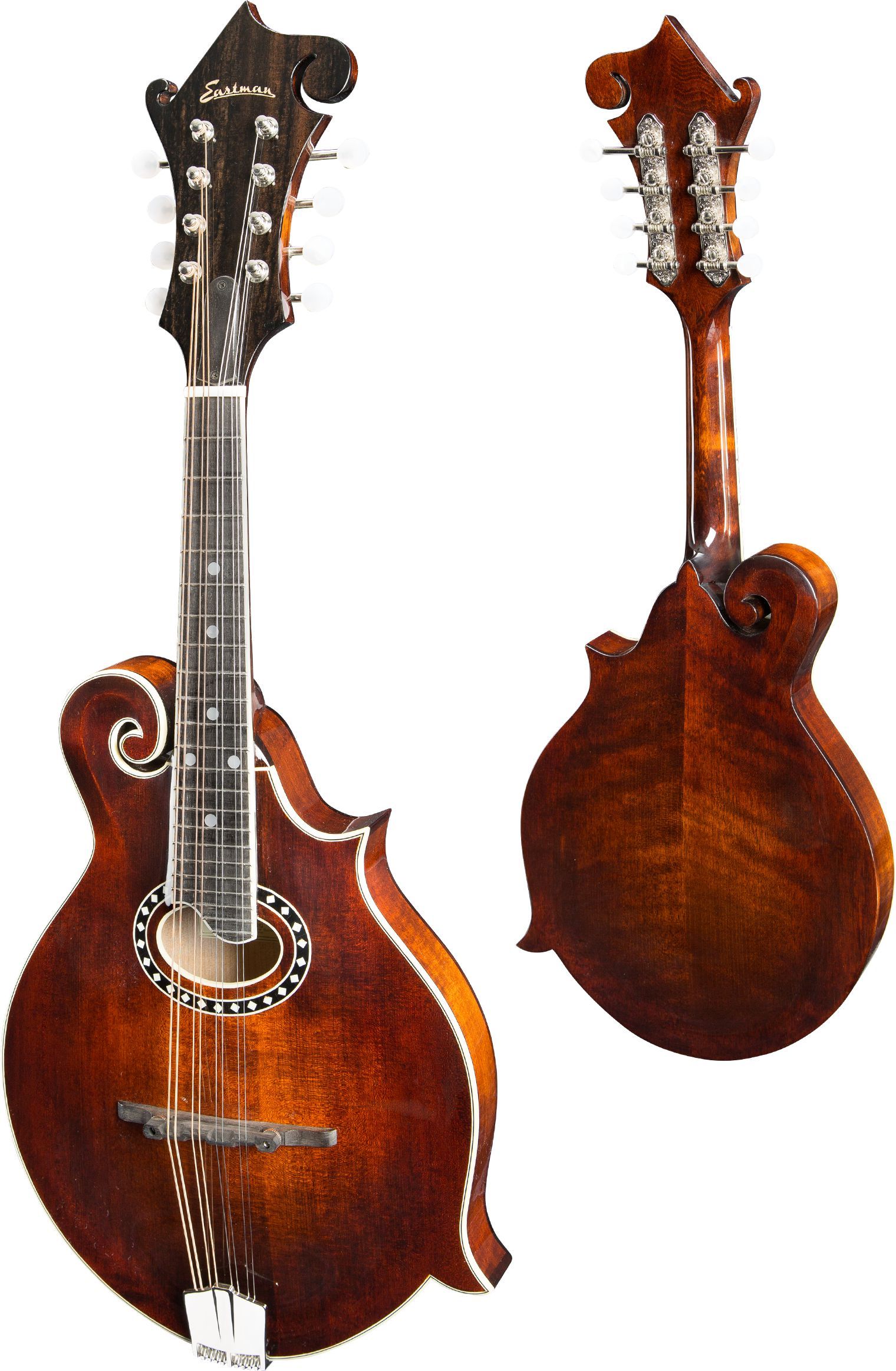 Eastman MD514 F-style Mandolin (oval hole, Solid Spruce top, Solid Maple back and sides, w/Case), Mandolin for sale at Richards Guitars.