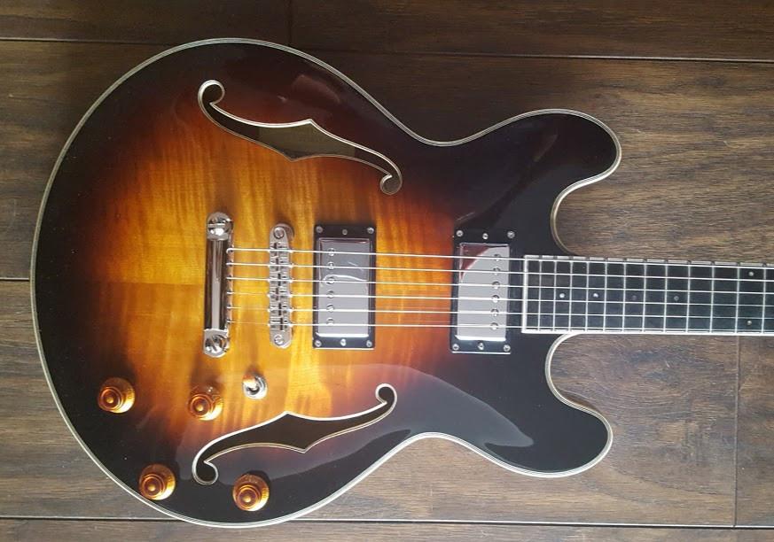 Eastman T184MX Sunburst, Electric Guitar for sale at Richards Guitars.