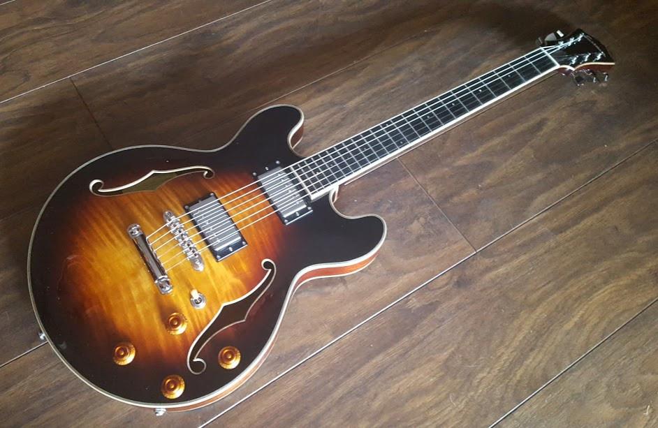 Eastman T184MX Sunburst, Electric Guitar for sale at Richards Guitars.