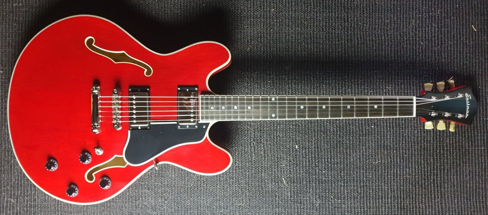 Eastman T386 Red, Electric Guitar for sale at Richards Guitars.