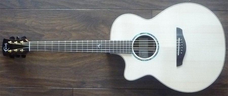 Faith FVHGL HiGloss Venus Electro Cutaway LeftHanded, Electro Acoustic Guitar for sale at Richards Guitars.