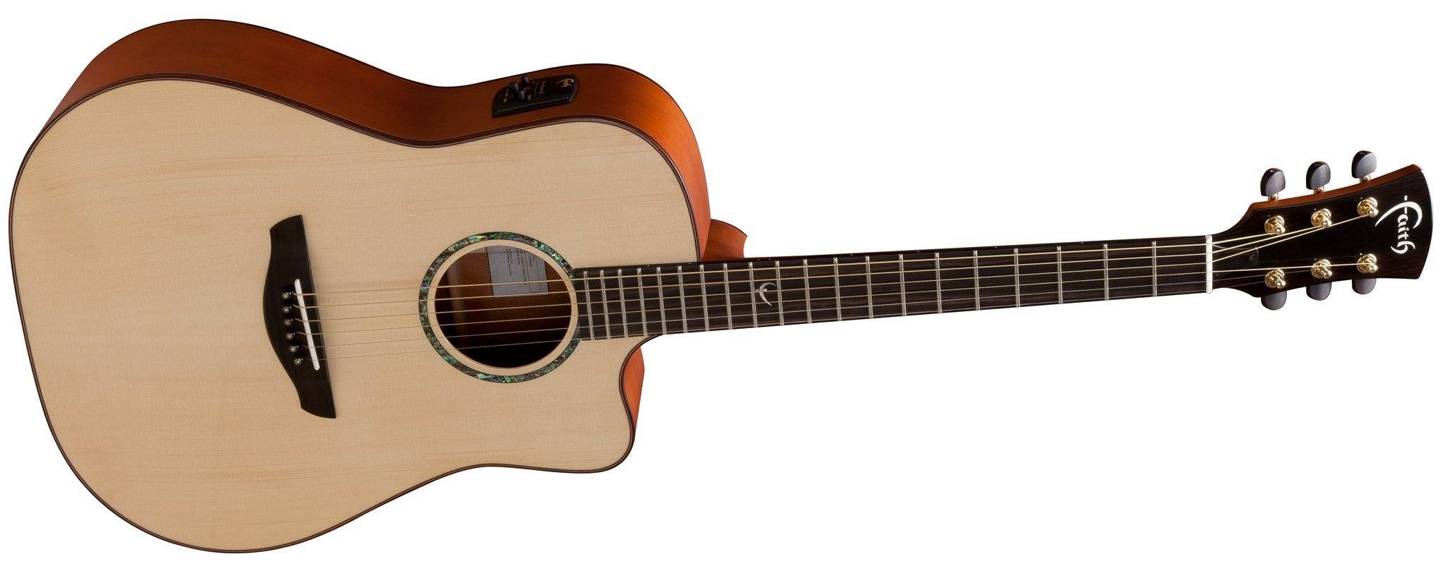 Faith Saturn E/Cut Natural (FSCE) Electro Acoustic Guitar, Electro Acoustic Guitar for sale at Richards Guitars.