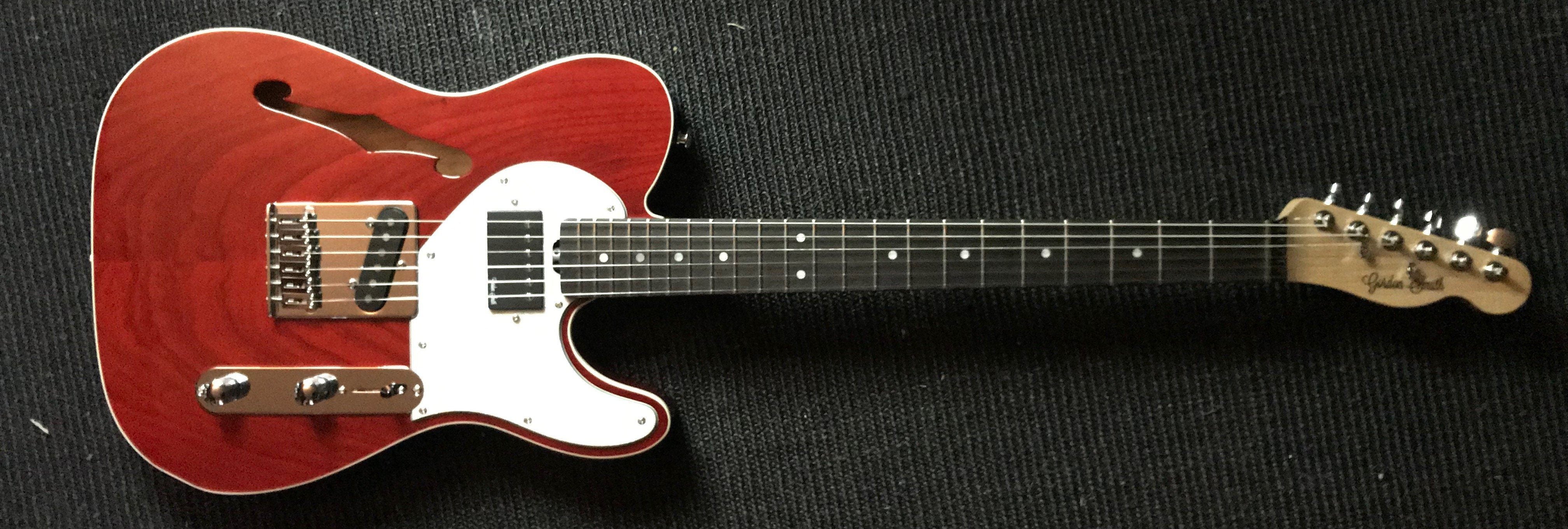 Gordon Smith Classic T HBS Semi Hollow Swamp Ash Bound Top Red, Electric Guitar for sale at Richards Guitars.