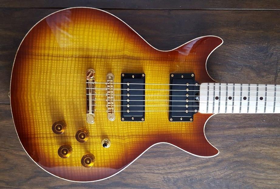 Gordon Smith GS Deluxe Cherry Sunburst Maple Neck, Electric Guitar for sale at Richards Guitars.