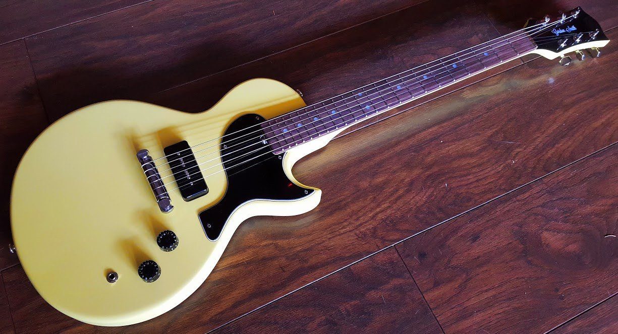 Gordon Smith GS1 P90 TV Yellow Gloss Finish, Electric Guitar for sale at Richards Guitars.