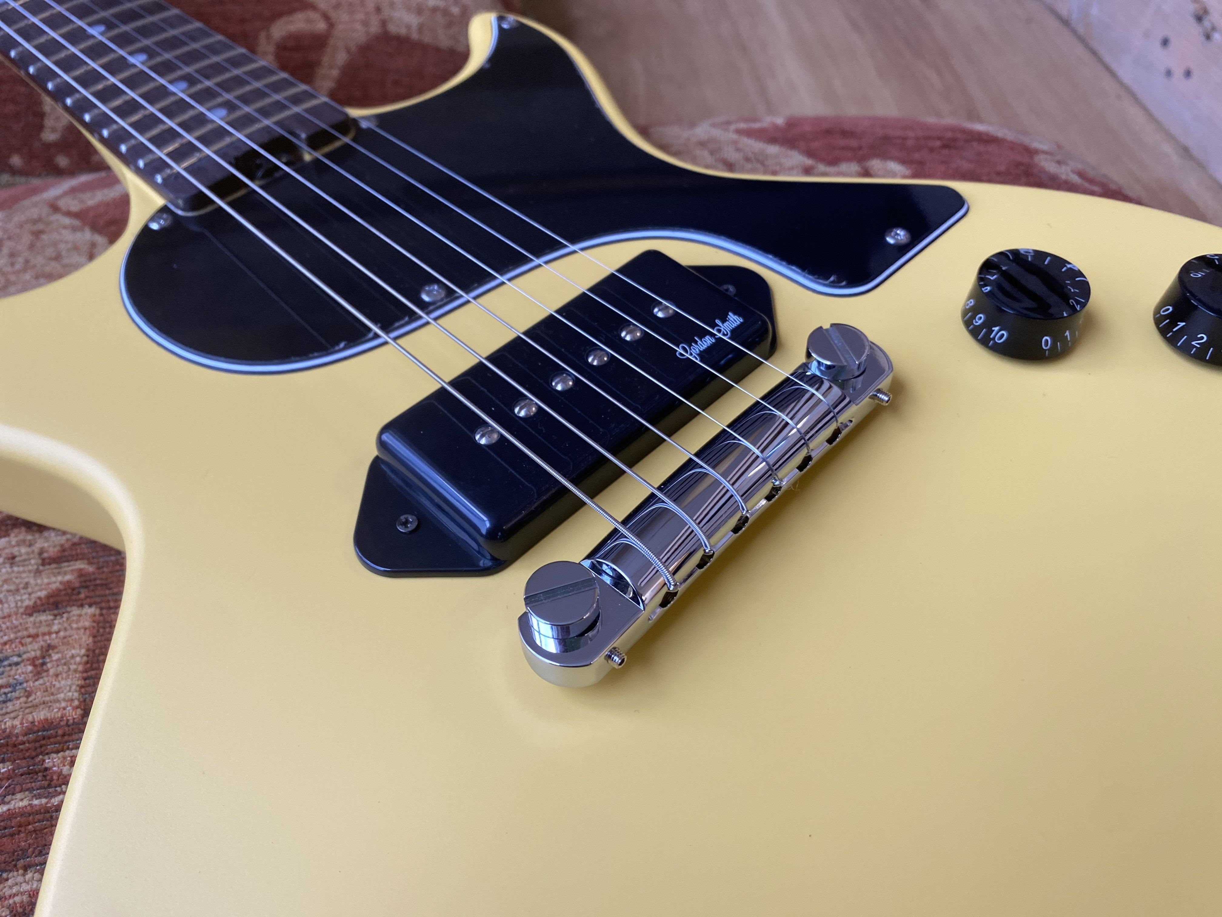 Gordon Smith GS1 P90 Thick Body TV Yellow, Electric Guitar for sale at Richards Guitars.