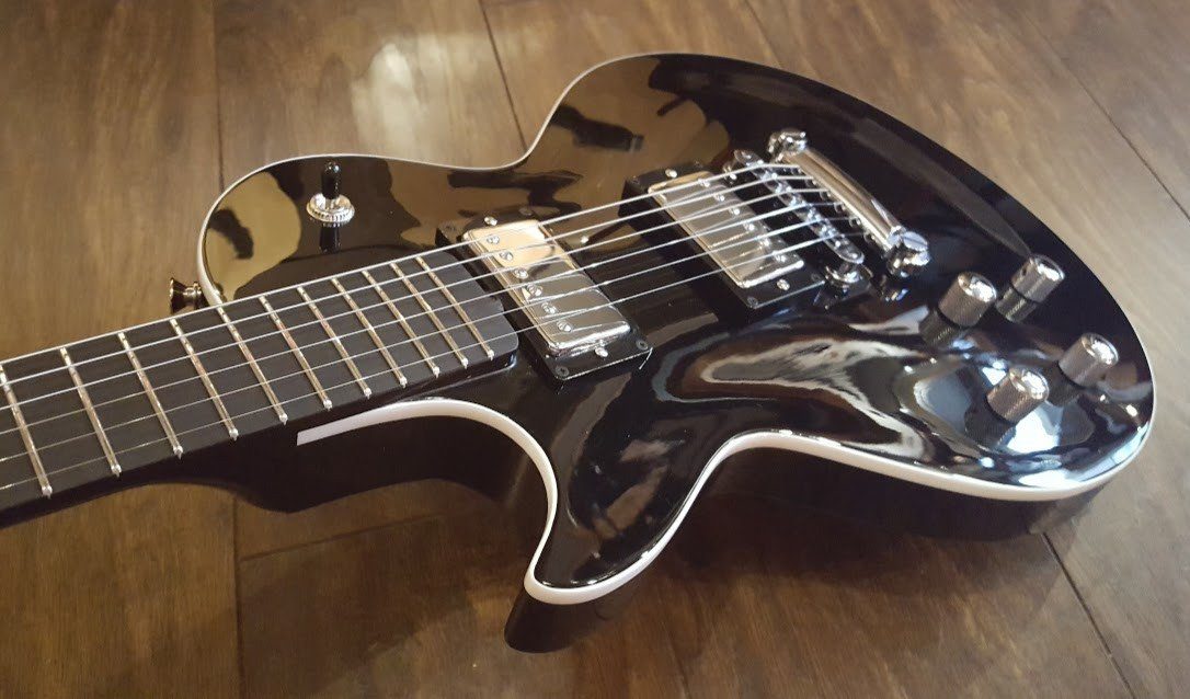 Gordon Smith Graduate Custom Black Left Handed, Electric Guitar for sale at Richards Guitars.