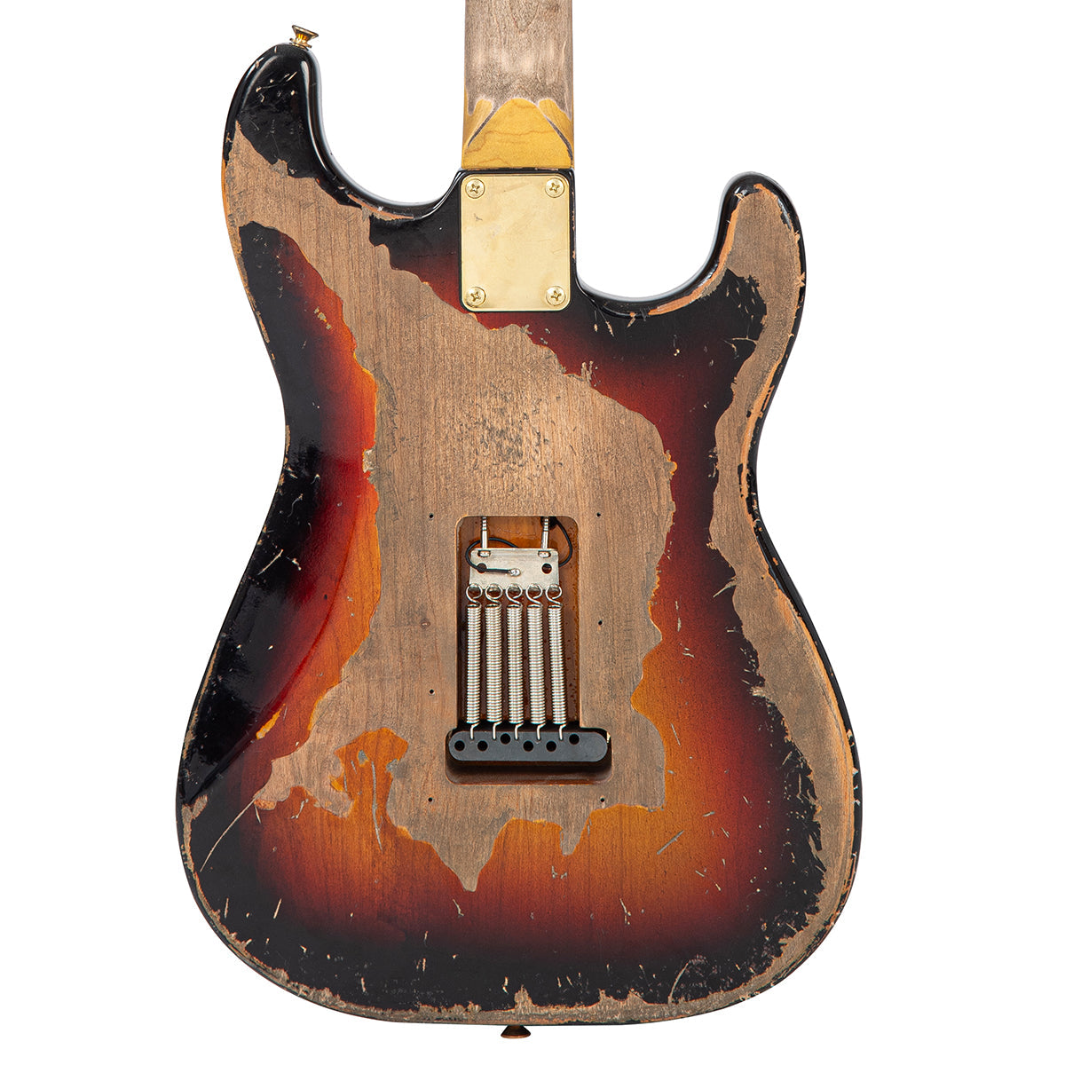 SOLD - Vintage LV6 ProShop Custom-Build ~ Heavy Distressing / SRV Style Tobacco, Electrics for sale at Richards Guitars.
