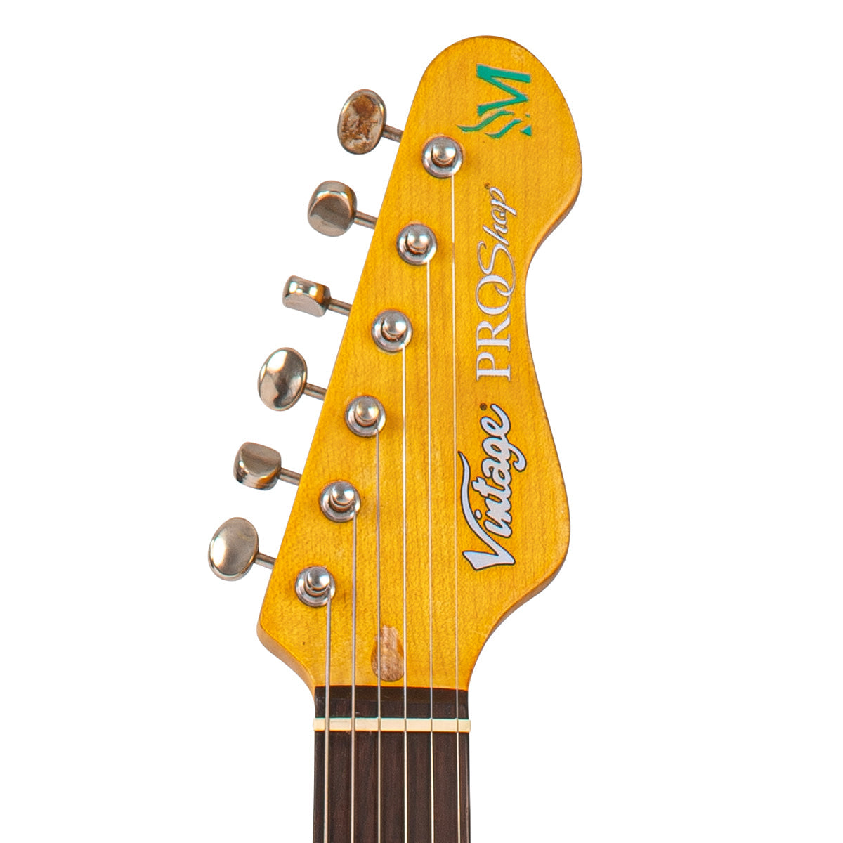 SOLD - Vintage V6 ProShop Custom Build ~ Relic Ventura Ming Green, Electrics for sale at Richards Guitars.