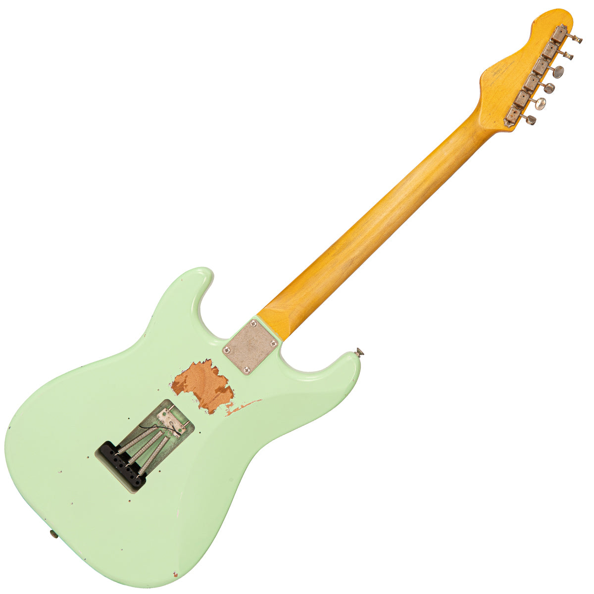 SOLD - Vintage V6 ProShop Custom Build ~ Surf Green, Electrics for sale at Richards Guitars.
