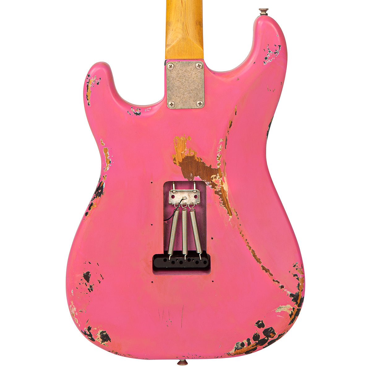 SOLD - Vintage V6 ProShop Custom-Build ~ Radioactive Bubblegum Pink (Contact: Richards Guitars. www.rguitars.co.uk), Electrics for sale at Richards Guitars.