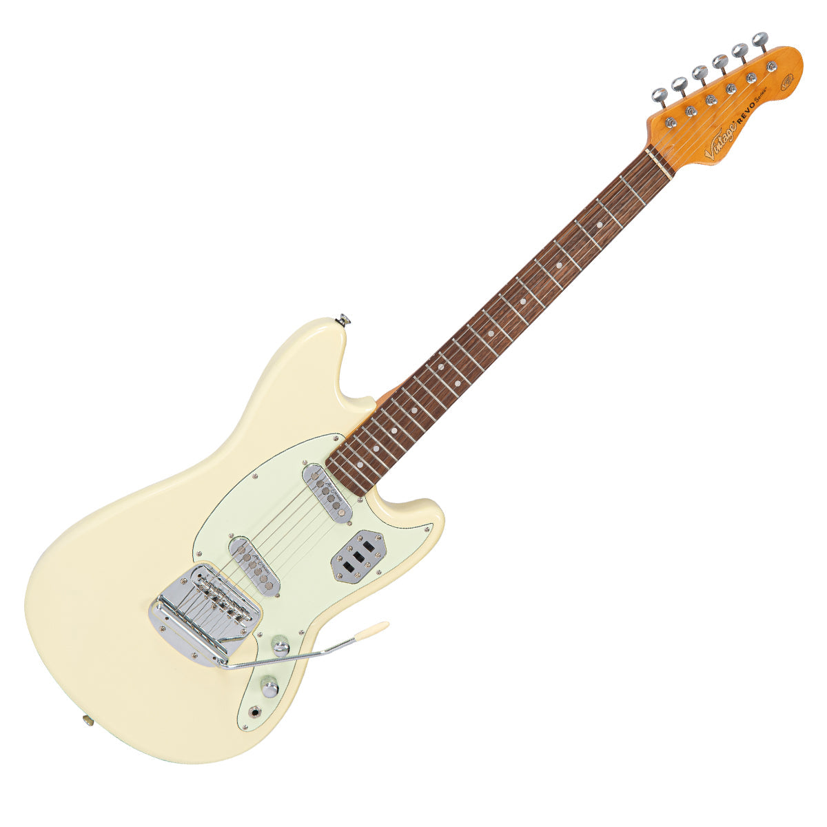 Vintage REVO Series 'Colt SS Twin' ~ Vintage White, Electric Guitars for sale at Richards Guitars.