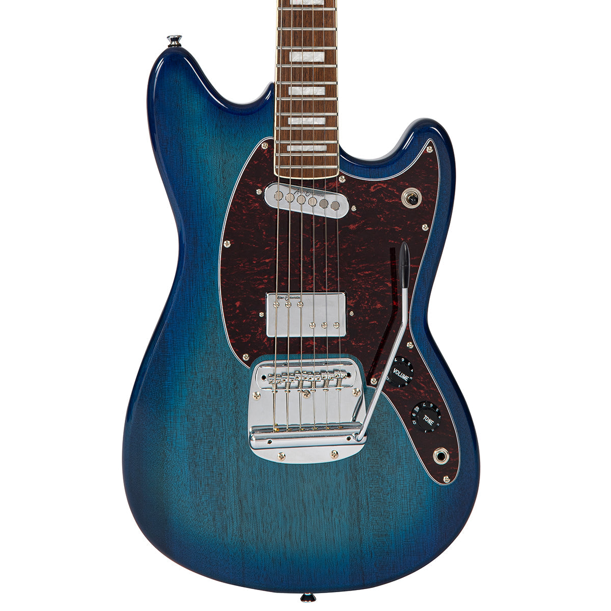 Vintage REVO Series 'Colt' HS Duo Electric Guitar ~ Blueburst, Electric Guitars for sale at Richards Guitars.