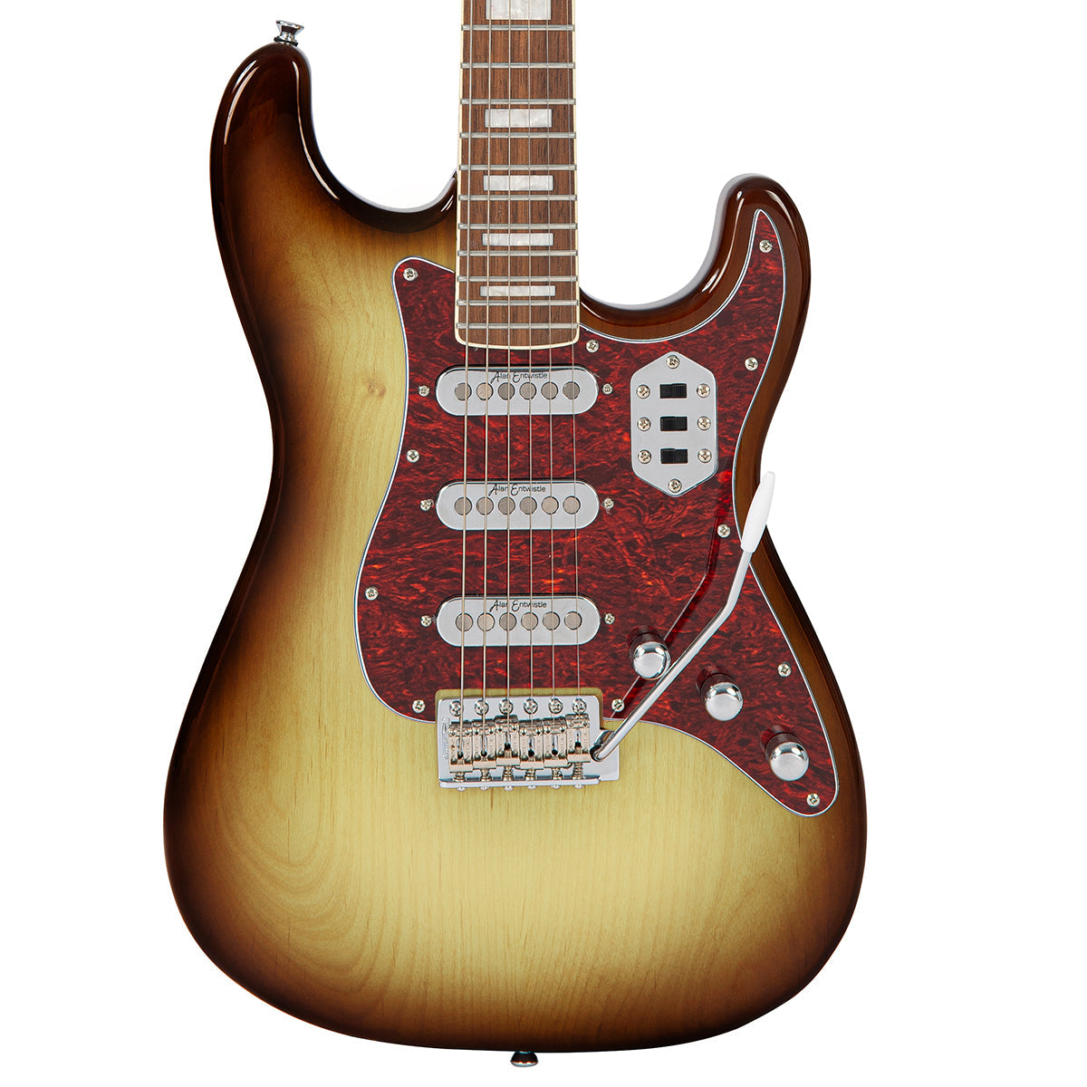 Vintage REVO Series 'Deluxe' Guitar ~ Cappuchino, Electric Guitars for sale at Richards Guitars.