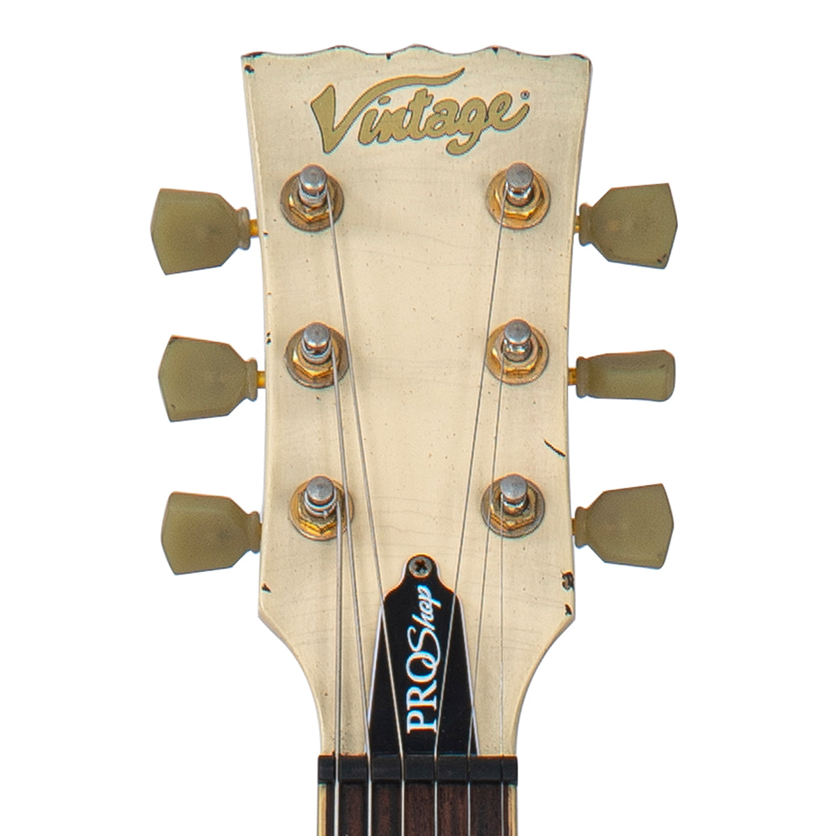 SOLD - Vintage VS6 ProShop Custom-Build ~ Heavy Relic Vintage White, Electric Guitars for sale at Richards Guitars.