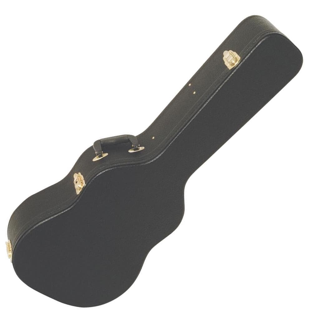 On Stage Hardshell Dreadnought Guitar Case ~ Black, Accessory for sale at Richards Guitars.