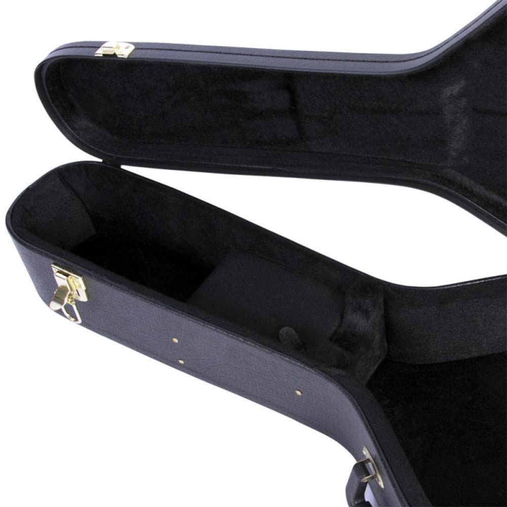 On Stage Hardshell Semi Acoustic Guitar Case ~ Black, Accessory for sale at Richards Guitars.