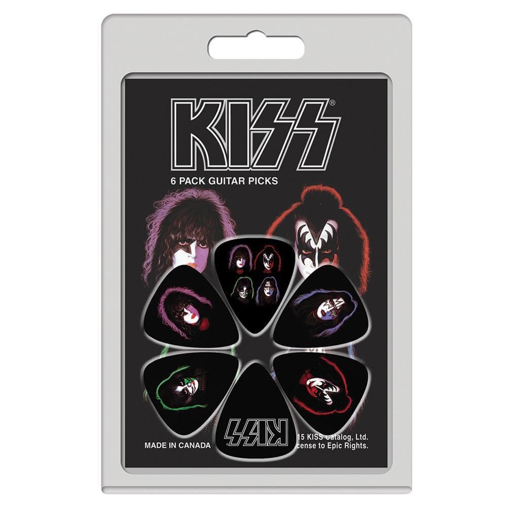 Perri's 6 Pick Pack ~ Kiss 1, Accessory for sale at Richards Guitars.