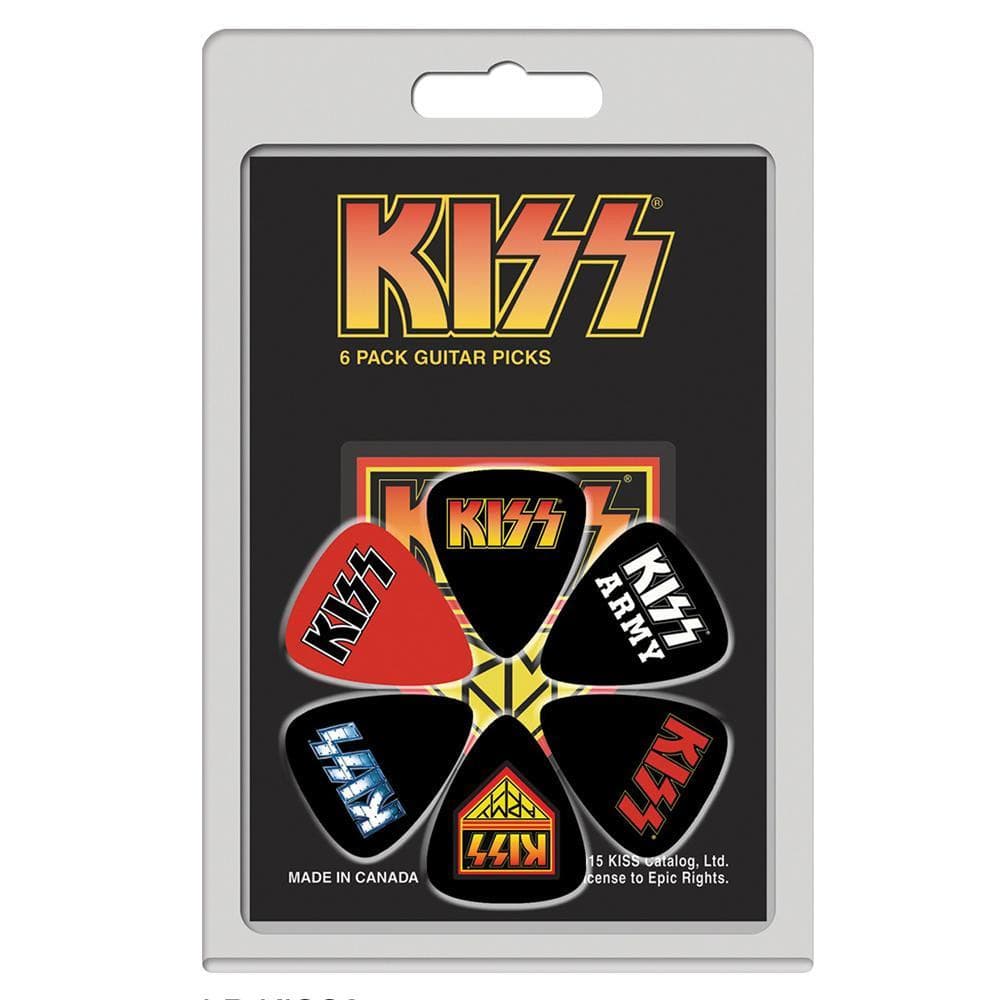 Perri's 6 Pick Pack ~ Kiss 2, Accessory for sale at Richards Guitars.