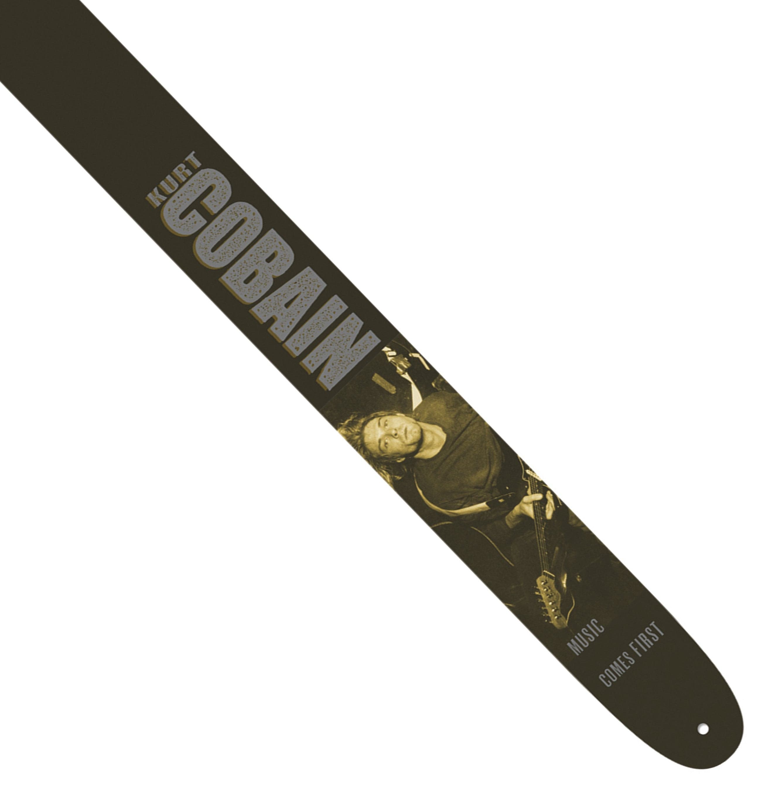 Perri's Leather Guitar Strap ~ Nirvana ~ Cobain, Accessory for sale at Richards Guitars.