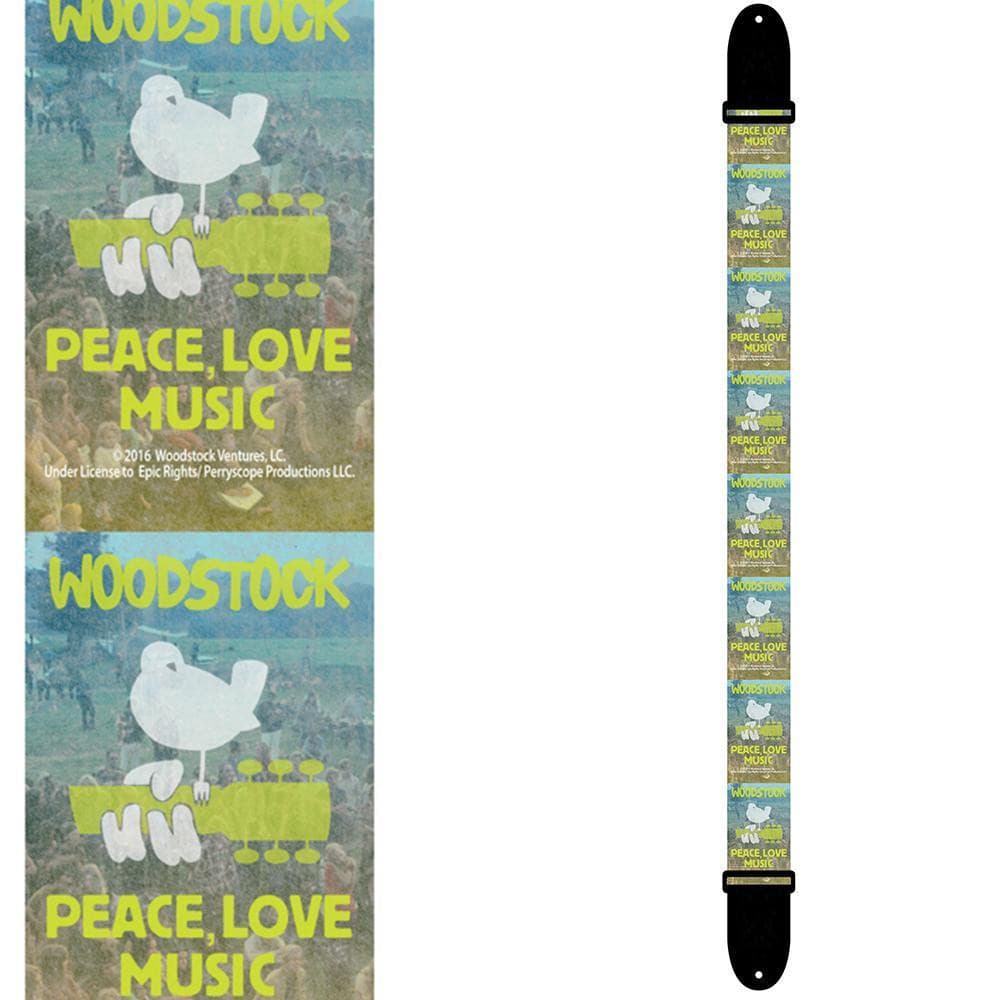 Perri's Licensed Polyester Guitar Strap ~ Woodstock, Accessory for sale at Richards Guitars.