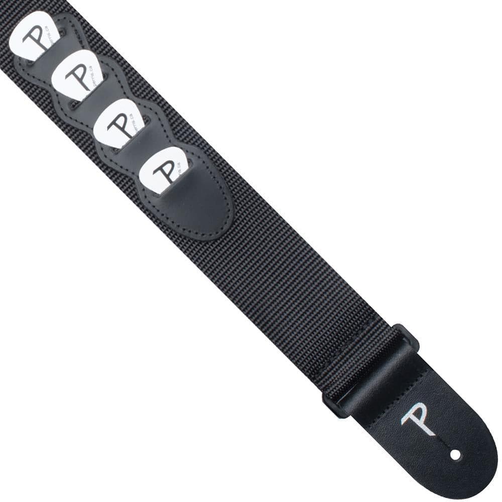 Perris Pick Pocket Strap ~ Black, Accessory for sale at Richards Guitars.