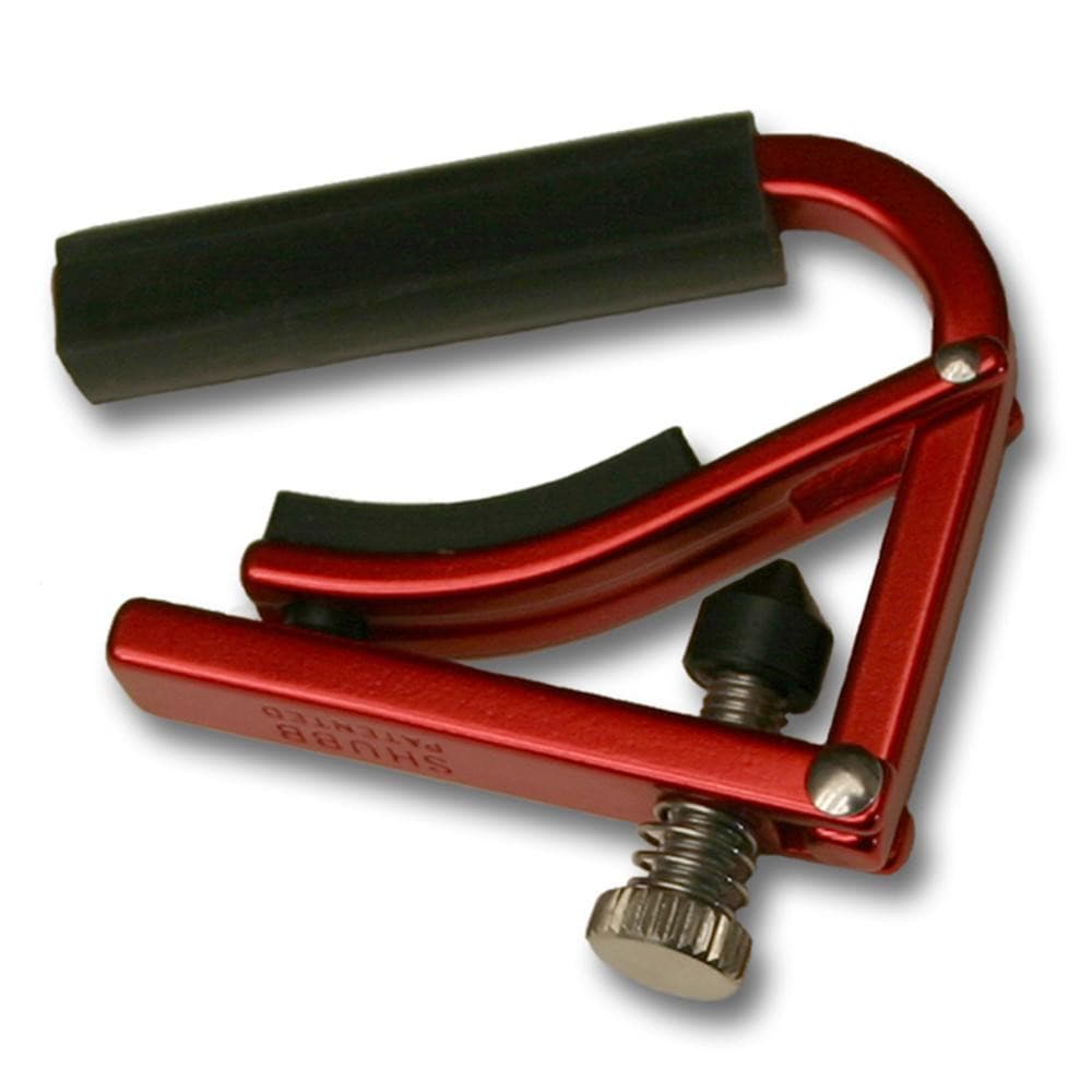 Shubb Lite Ukulele Capo ~ Red, Accessory for sale at Richards Guitars.
