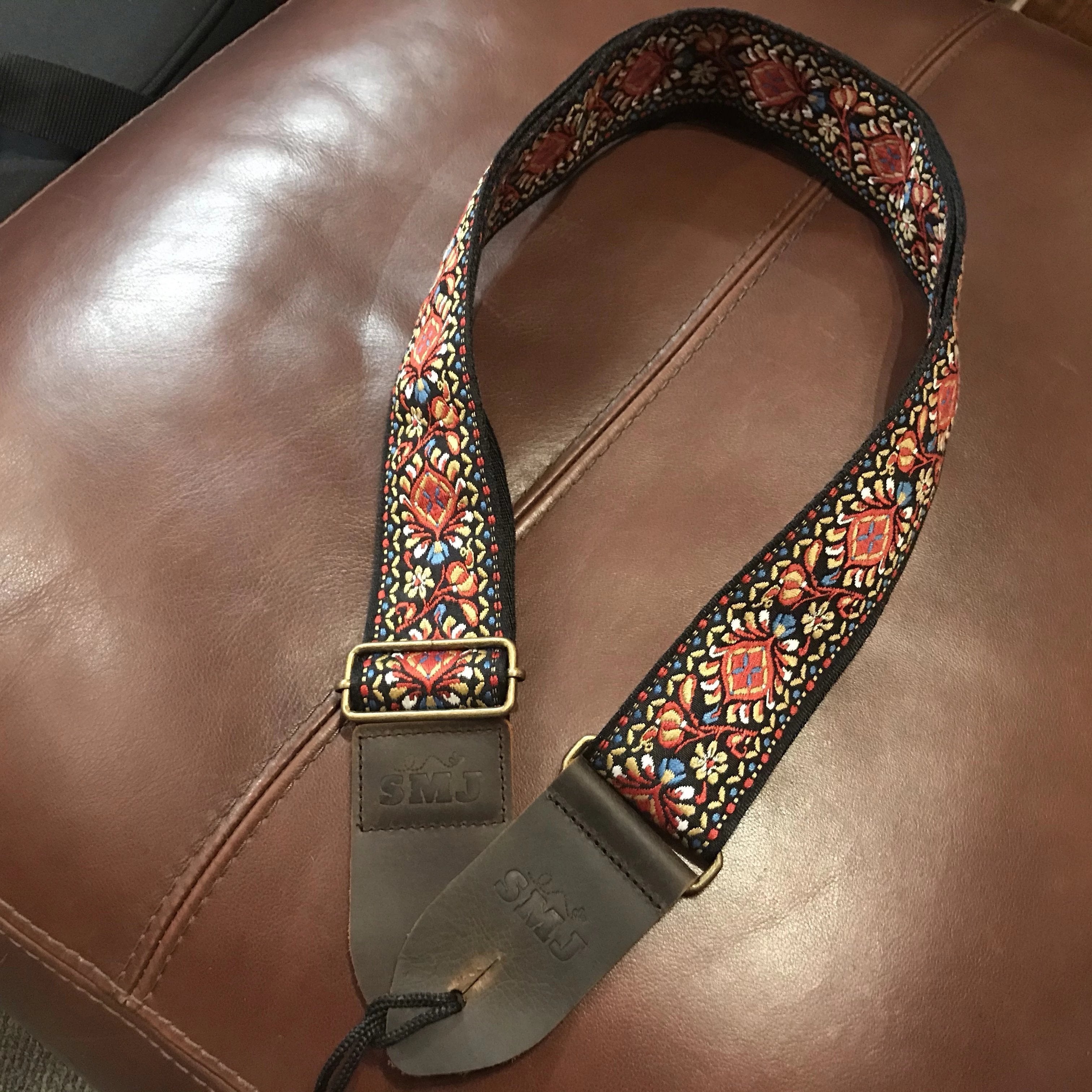 SMJ Reserve Collection "Peacock" Guitar Strap, Accessory for sale at Richards Guitars.