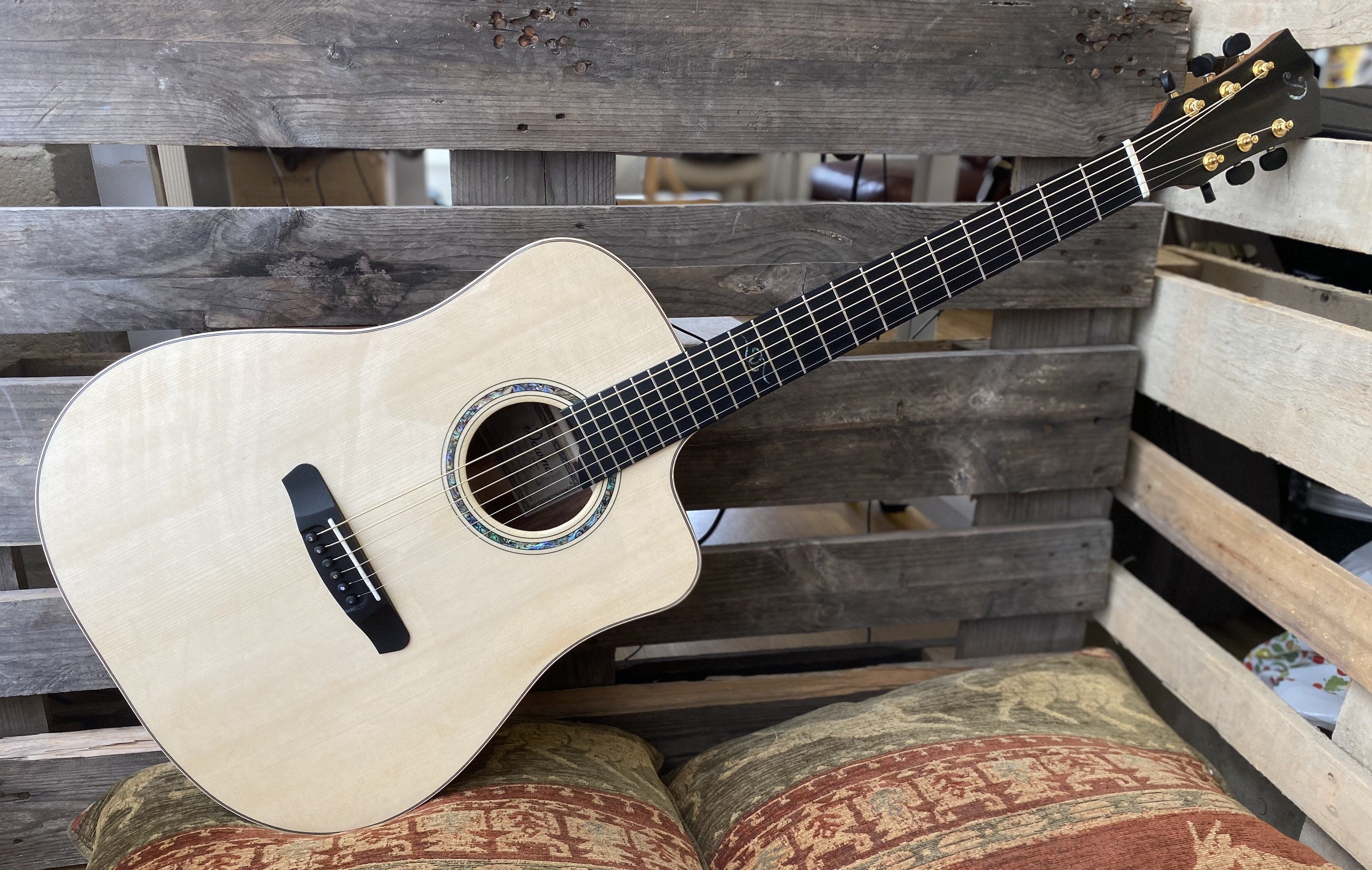 Dowina Granadillo DC DS Dolomite Spruce, Acoustic Guitar for sale at Richards Guitars.