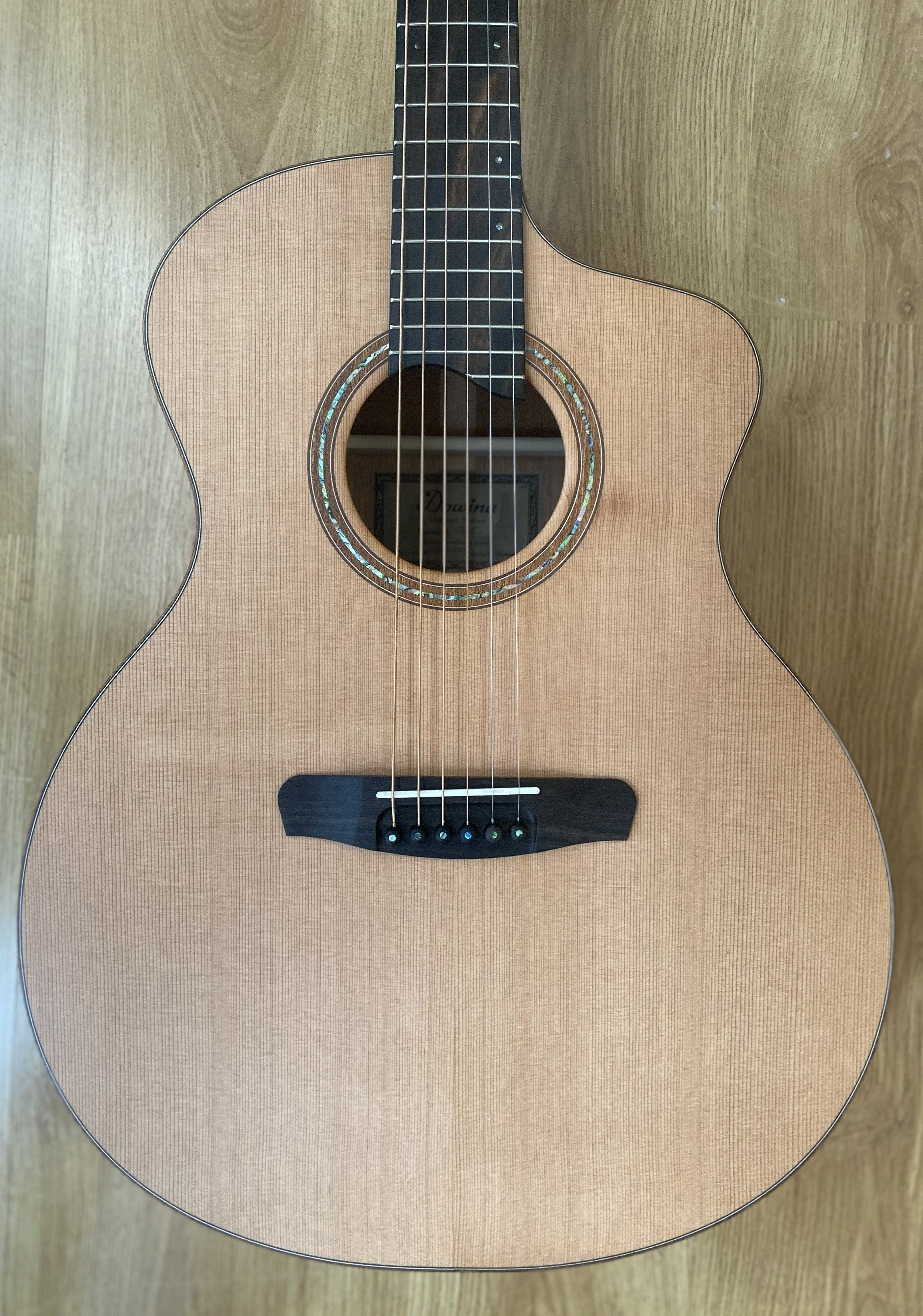 Dowina Mahogany GAC Deluxe (Torrified Gloss Swiss Moon Spruce), Acoustic Guitar for sale at Richards Guitars.