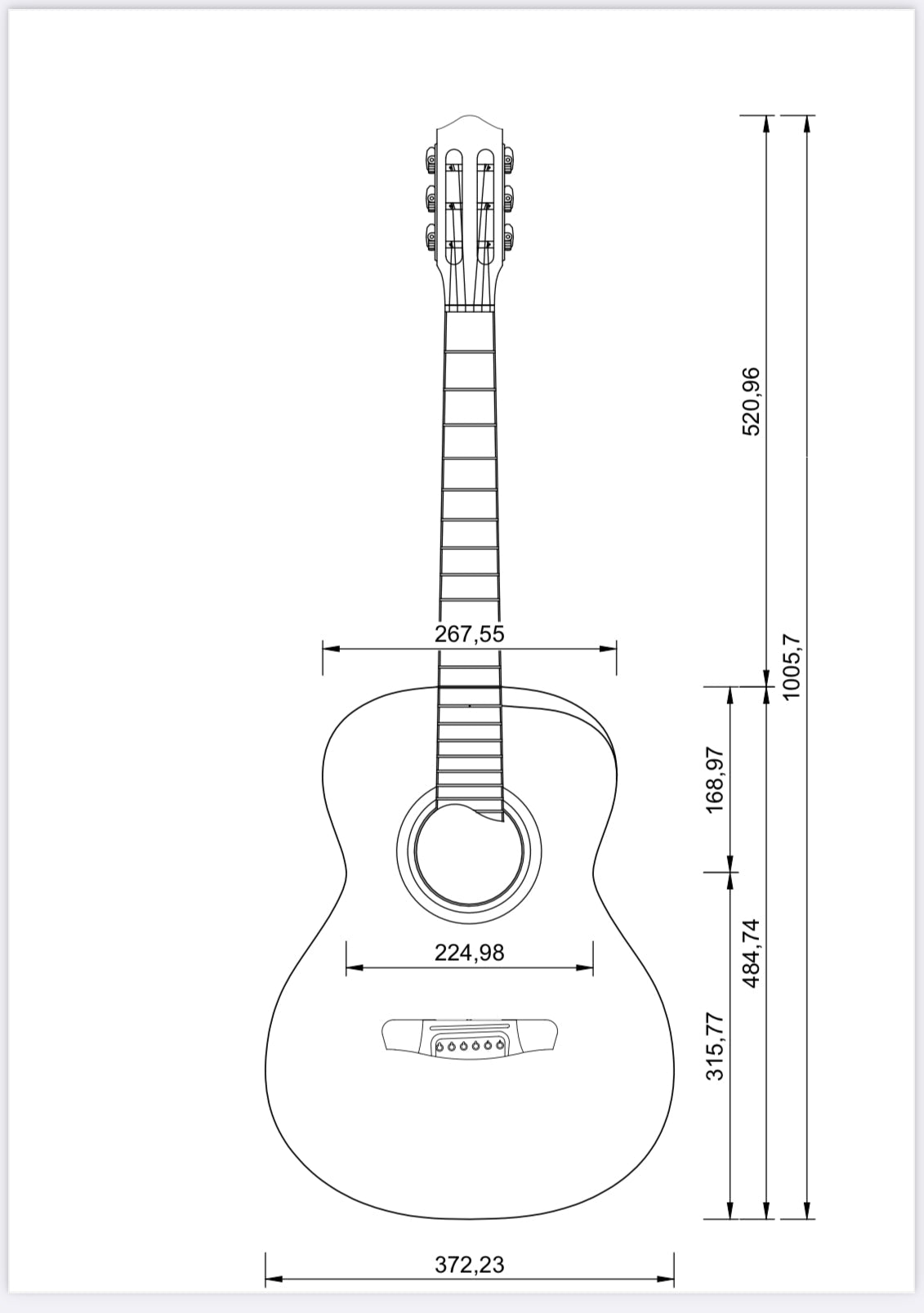 Dowina Mahogany OMG Spruce.  OM Body Acoustic Guitar, Acoustic Guitar for sale at Richards Guitars.