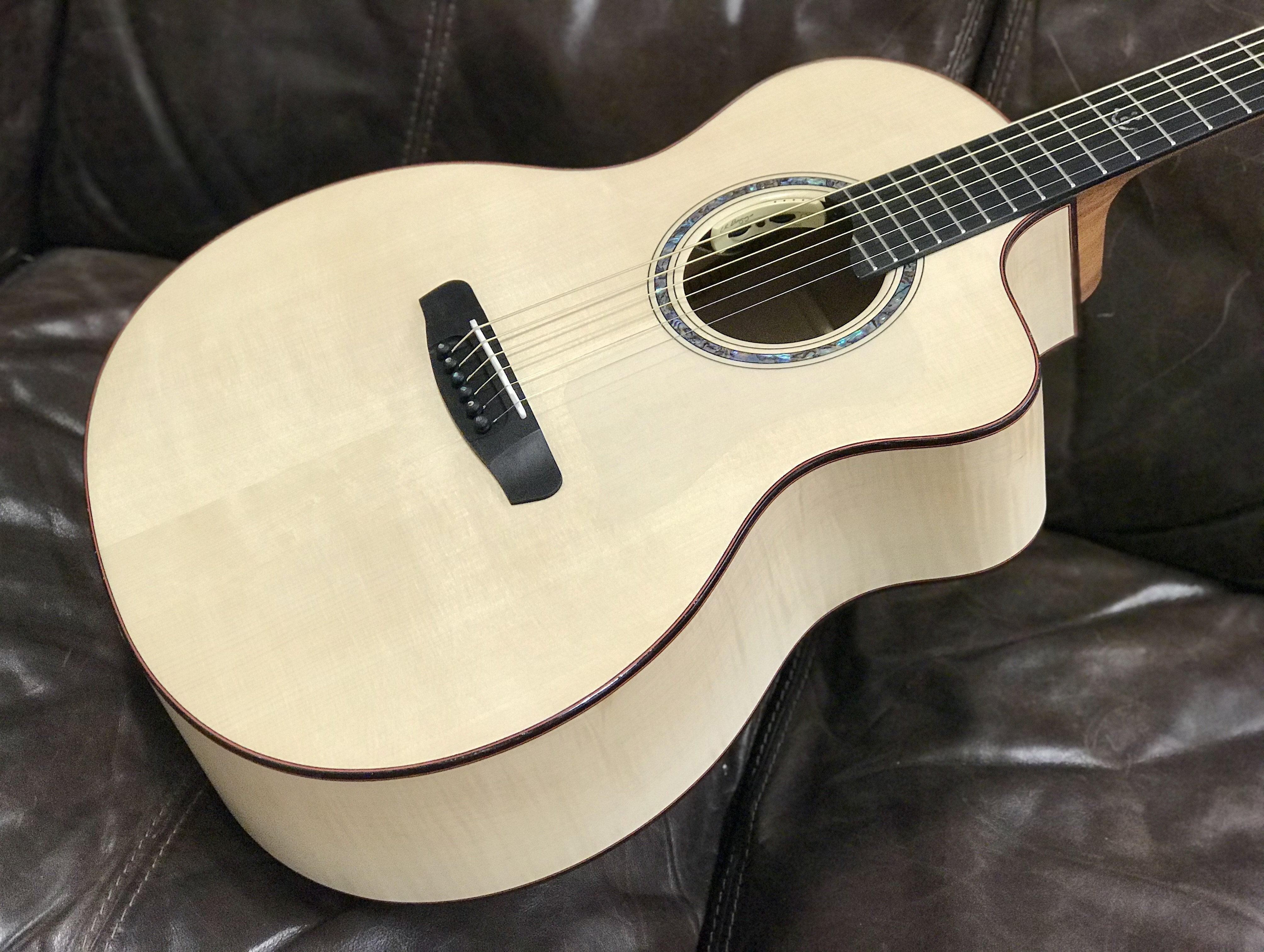 Dowina Maple / Rosewood / Maple Trio Plate (Silk Road) GAC, Acoustic Guitar for sale at Richards Guitars.