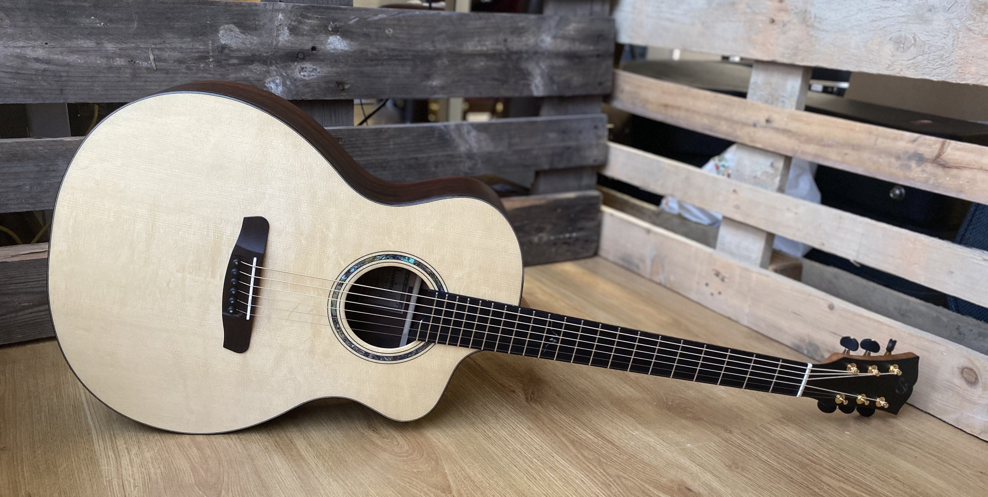 Dowina Master Build Madagascar Rosewood GAC TDS - Incredibly Rare, Acoustic Guitar for sale at Richards Guitars.