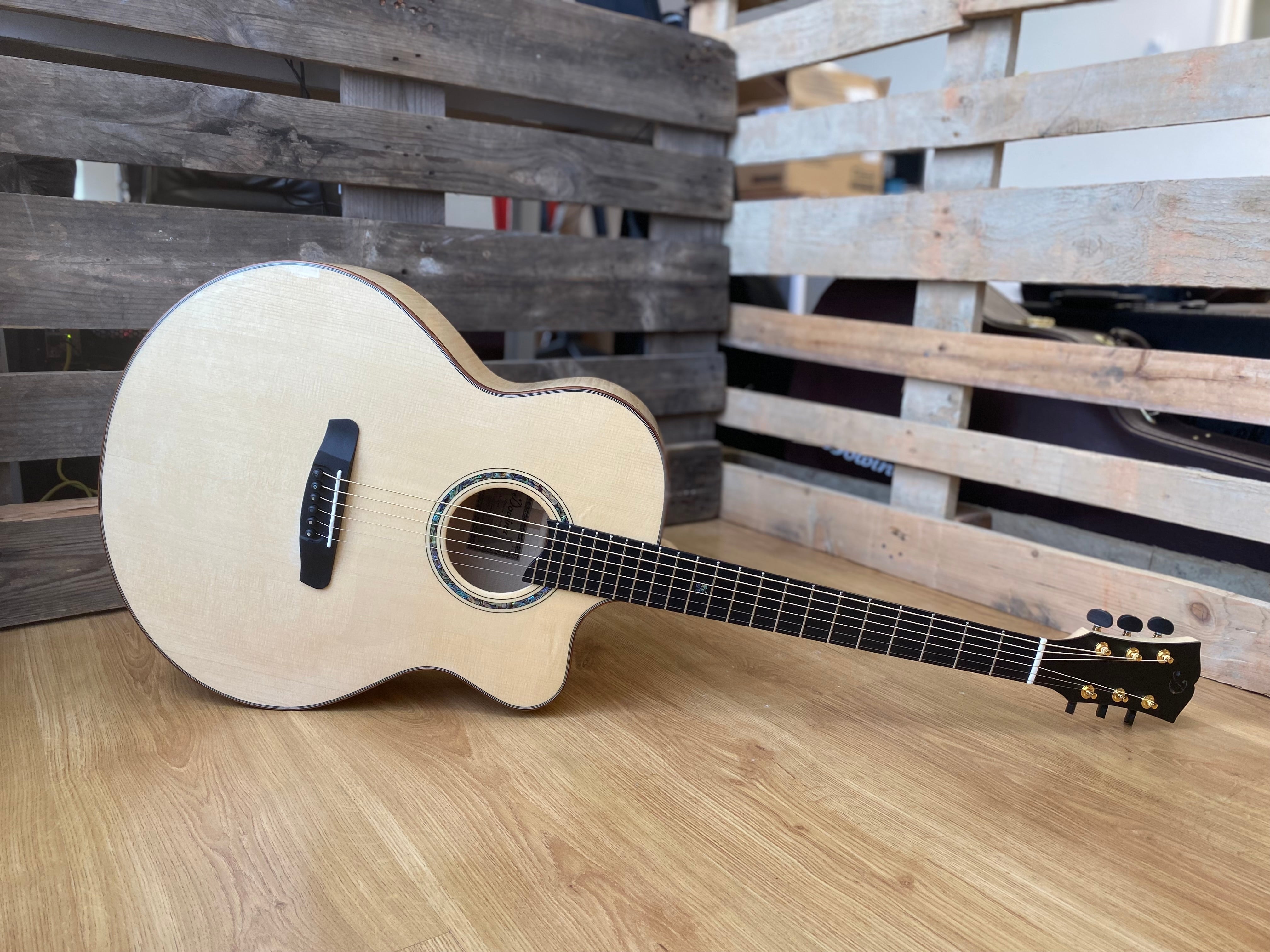 Dowina Master Maple Deluxe JC SWS, Acoustic Guitar for sale at Richards Guitars.