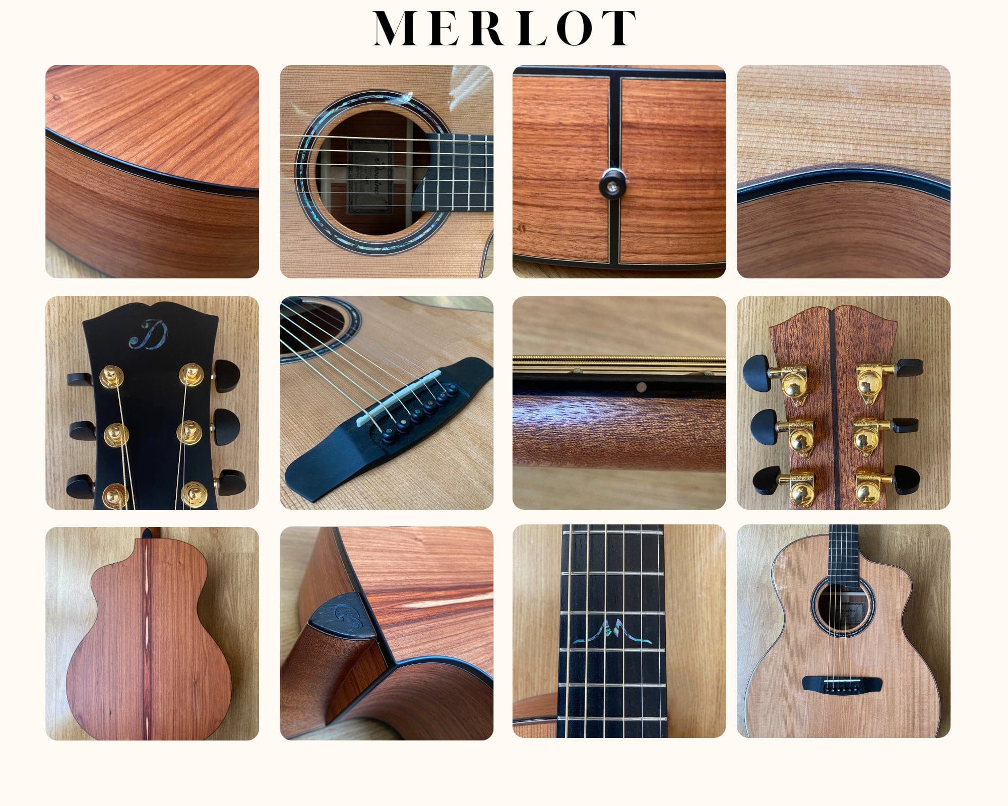 Dowina Merlot BV Cedar / Macacauba Parlor Guitar, Acoustic Guitar for sale at Richards Guitars.