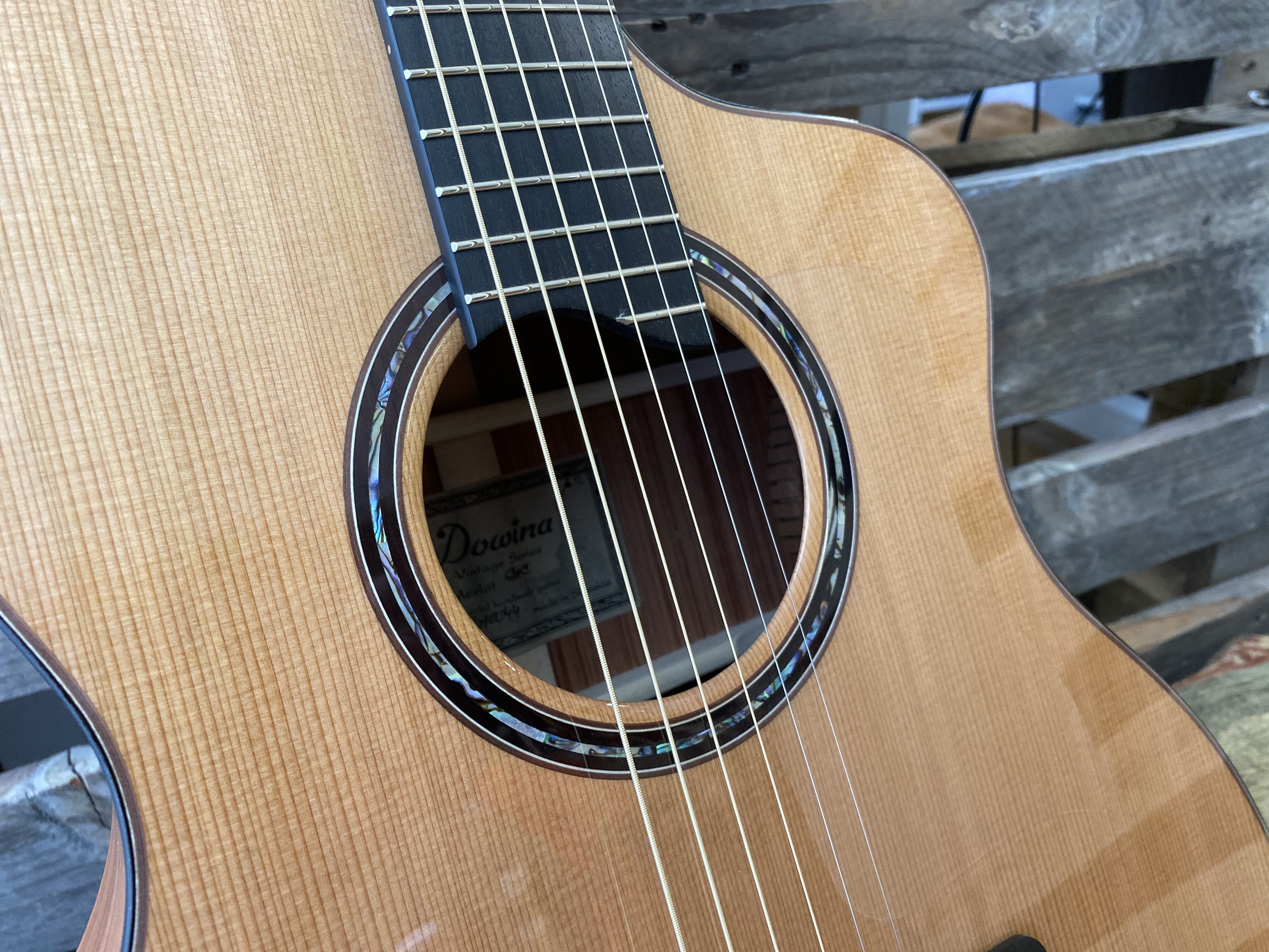 Dowina Merlot GAC / Macacauba Acoustic Guitar, Acoustic Guitar for sale at Richards Guitars.